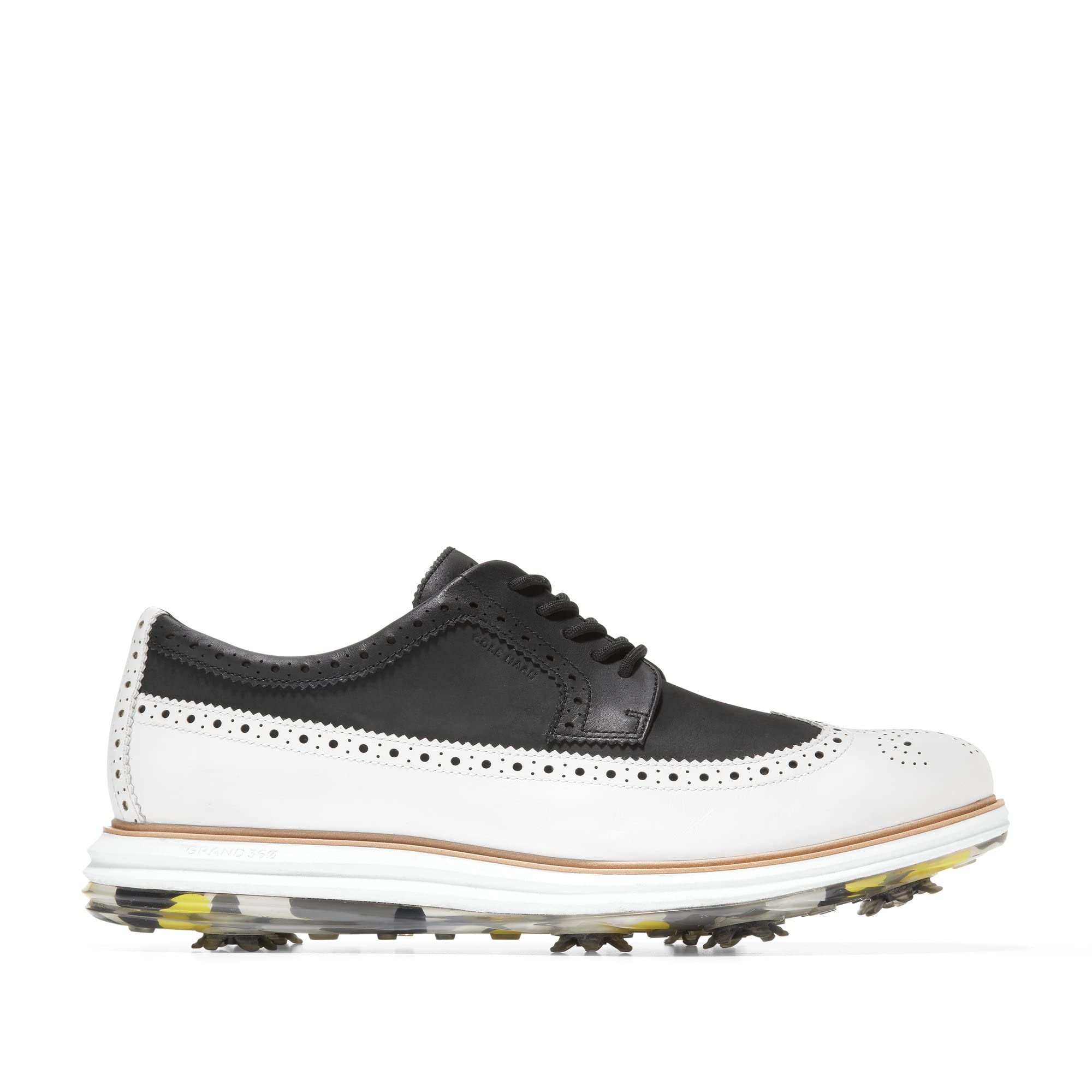 Cole Haan Men's OriginalGrand Tour Waterproof Golf Oxford Shoes - Comfortable & Stylish Waterproof Sneakers for Golf, Walking & Casual Wear