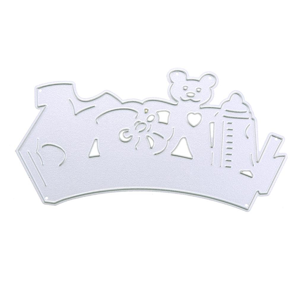 Awakingdemi Scrapbook Cutting Dies - Baby Nursing Bottle Shape Metal Dies for DIY Cardmaking, Paper Crafts, Scrapbooking | Perfect for Baby Shower Invitations, Memory Books & Nursery Decor