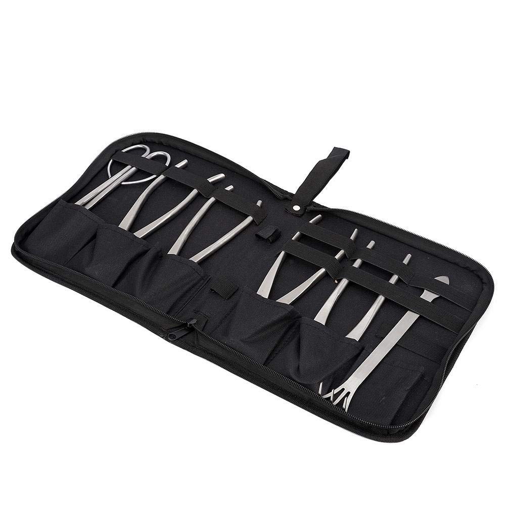Premium 6-Piece Stainless Steel Bonsai Trimming Tool Set - Durable Gardening Shears for Pruning, Shaping & Maintenance - Perfect for Bonsai Trees, Fruit Trees & Garden Plants - Ideal for Beginners & Professional Gardeners