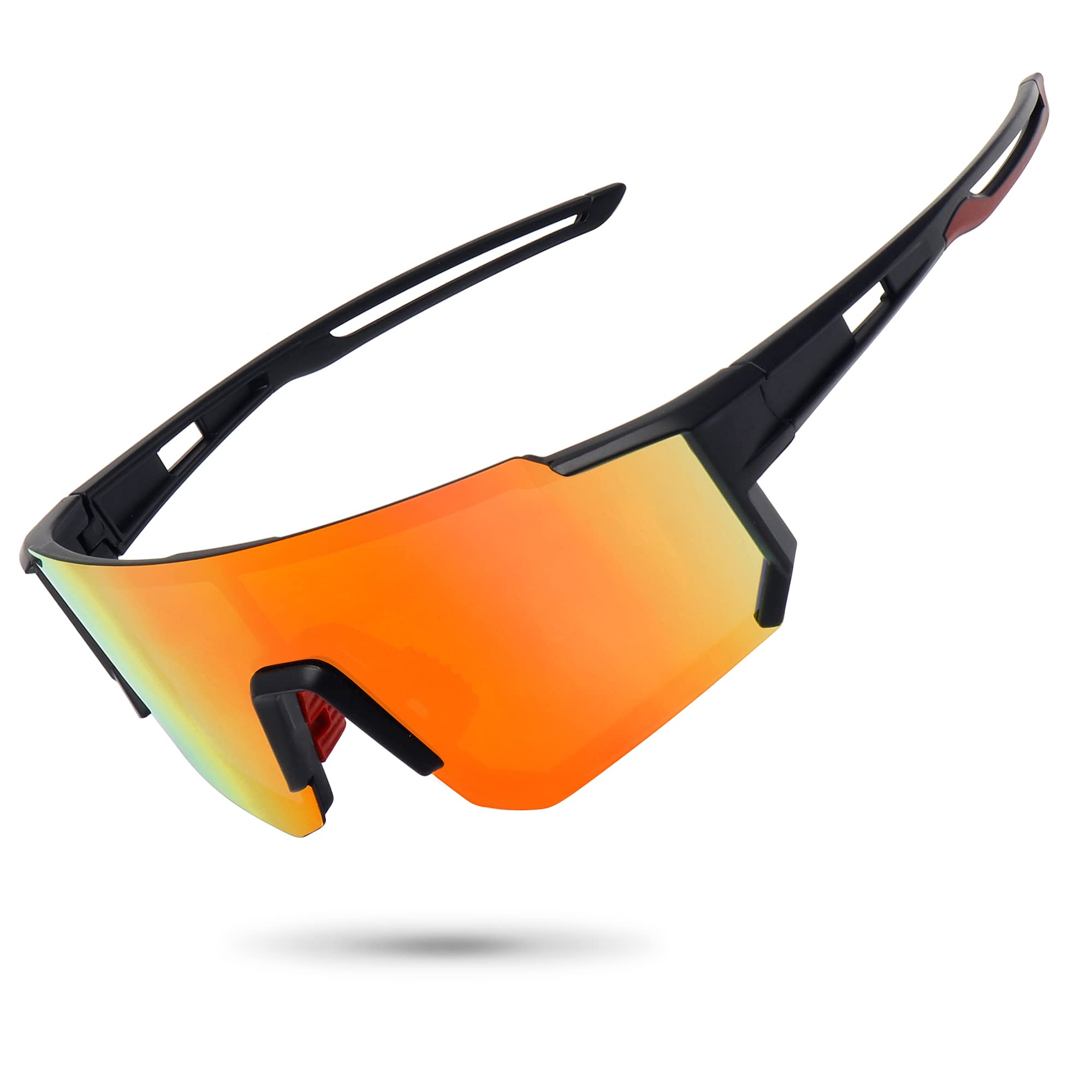 STORYCOAST Polarized Sports Sunglasses for Men & Women - UV400 Protection Driving, Fishing, Cycling & Mountain Bike Sunglasses - Perfect for Outdoor Activities, Beach & Travel