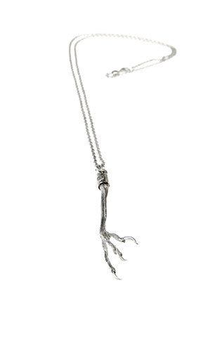 Elegant Sparrow Foot Necklace in Sterling Silver - Perfect for Bohemian Style & Everyday Wear