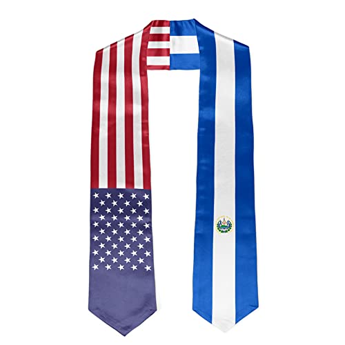 Usa El Salvador Flag