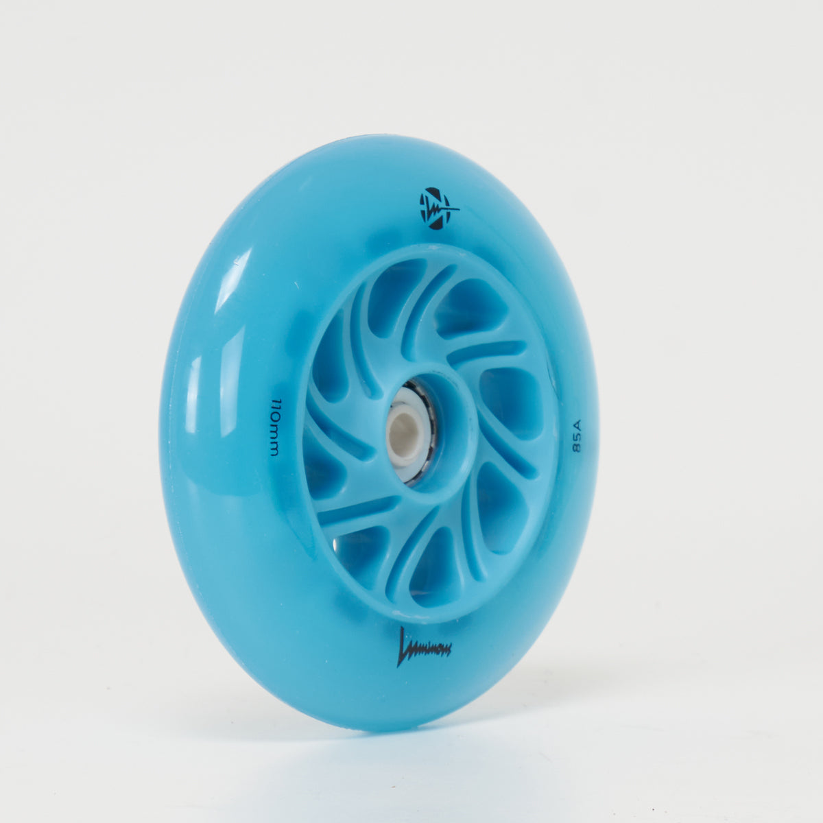 Luminous LED Light Up Wheels 110mm (Single) - Glow in the Dark Skateboard Wheels for Night Riding & Outdoor Activities