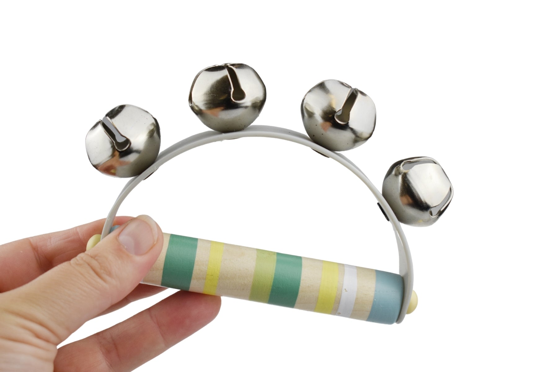 Wooden Jingle Bell Shakers - Handcrafted Musical Instruments for Kids, Christmas Decor & Holiday Parties - Perfect for Classroom Activities, Festive Celebrations and Sensory Play