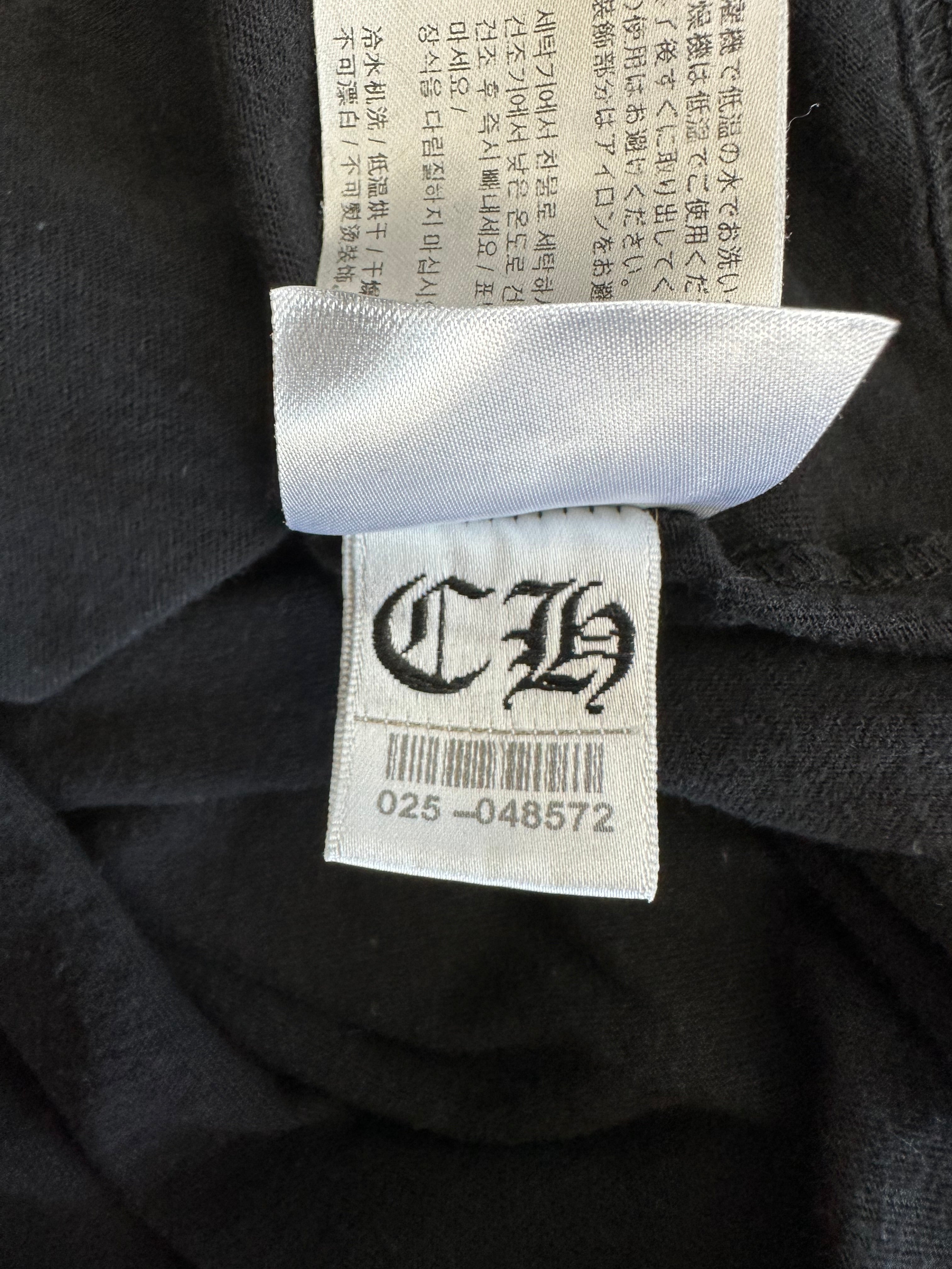 Chrome Hearts Black Long Sleeve T-Shirt | Made in Hollywood California | Men's Luxury Streetwear | Perfect for Casual Outfits & Urban Fashion