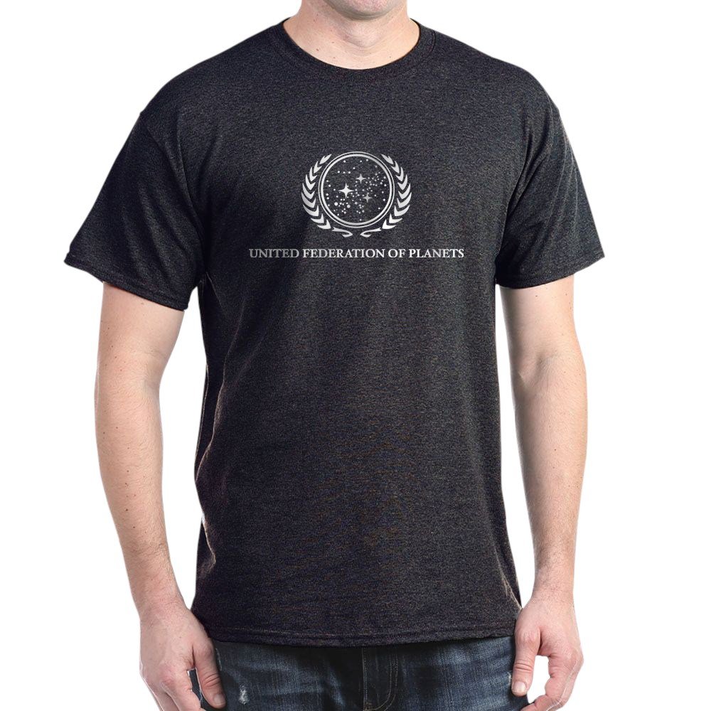 United Federation of Planets Dark T-Shirt | Star Trek Graphic Tee for Men & Women | Perfect for Cosplay, Conventions & Sci-Fi Fans