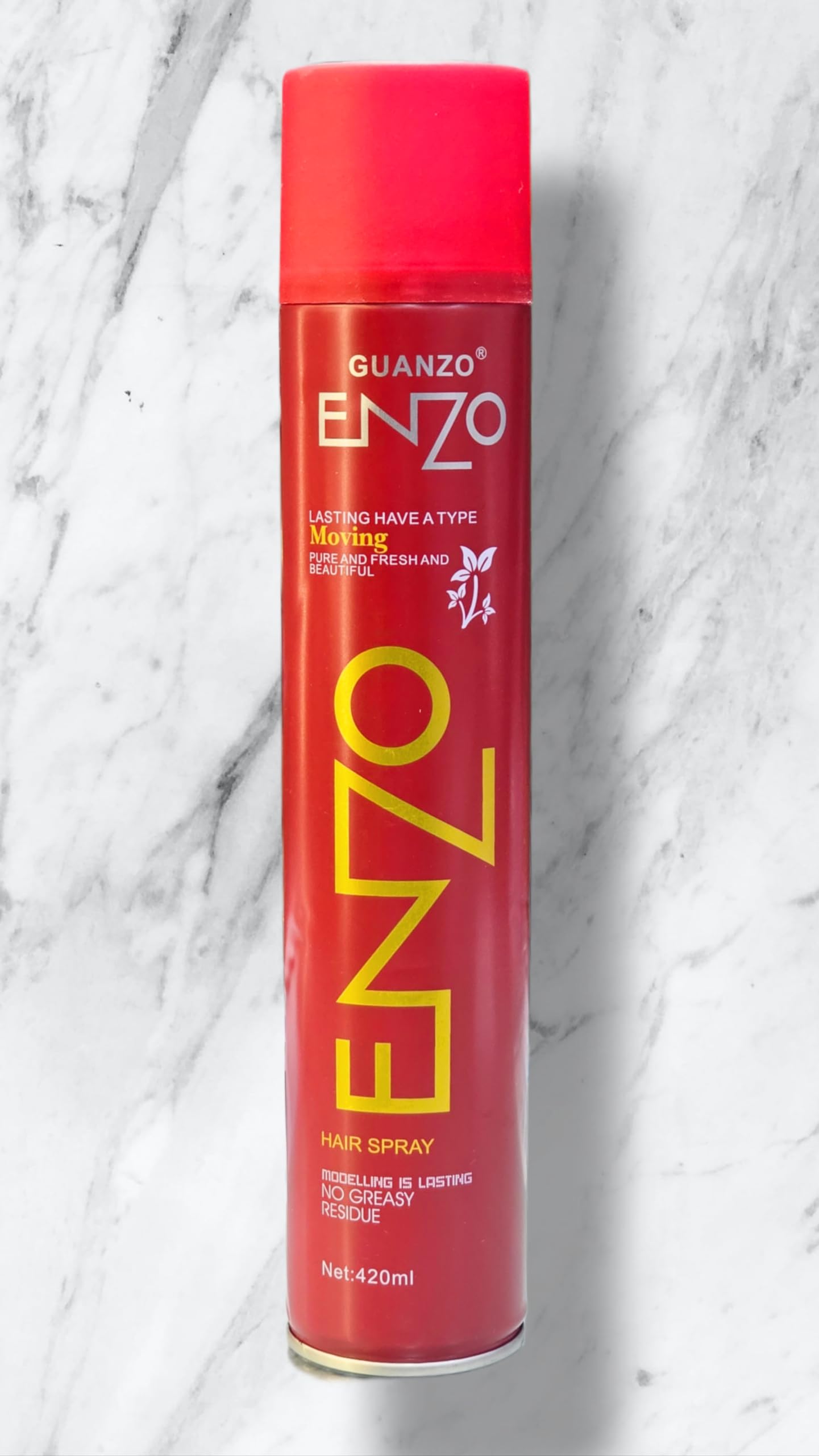 GAURAV WIG HOUSE Enzo Premium Hair Spray for Wigs & Hairpieces | Non-Residue Formula | 420ml | Long-Lasting Hold for Cosplay, Daily Wear & Special Occasions