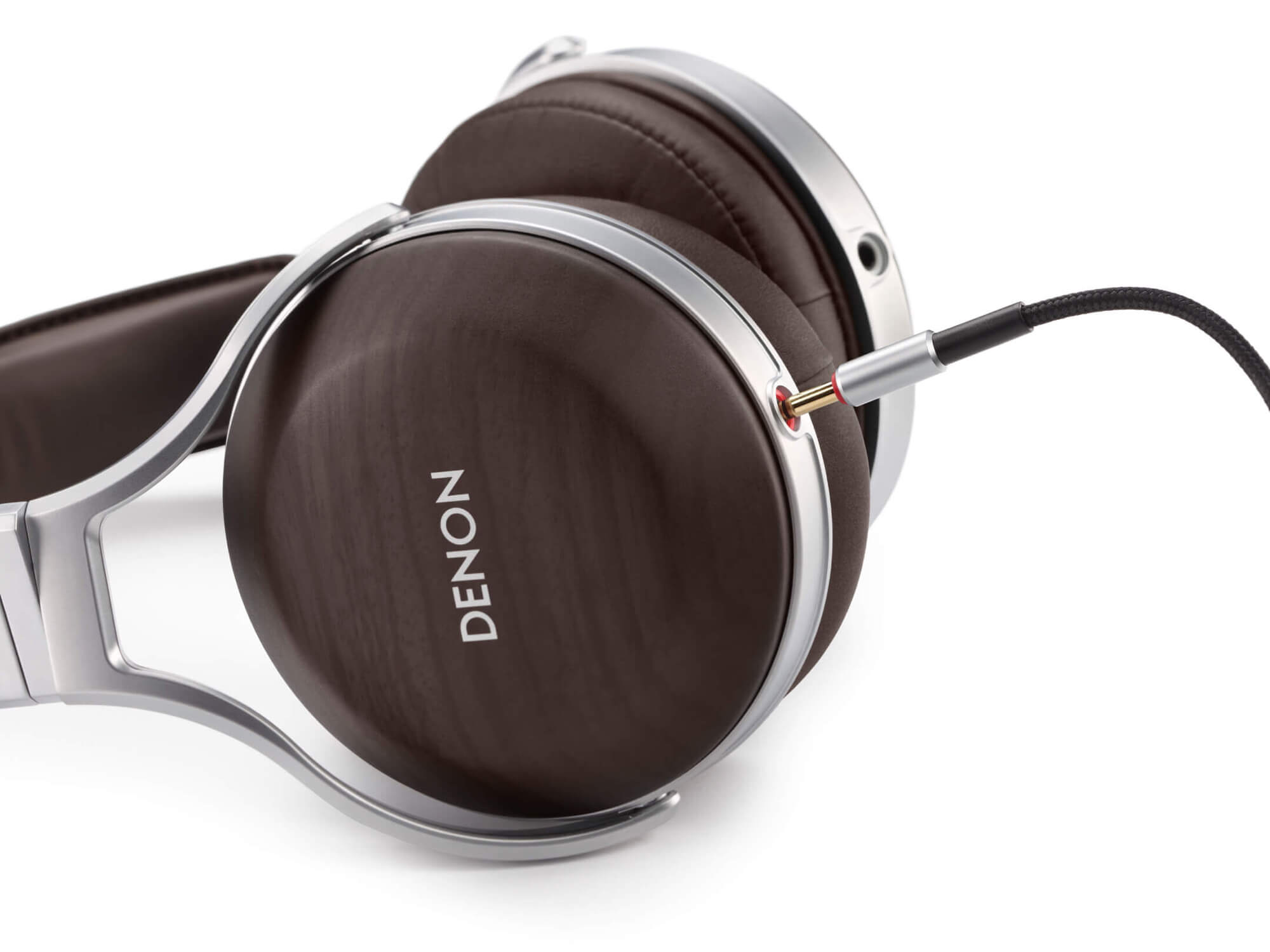 Denon AH-D5200 Premium Over-Ear Headphones - High-Fidelity Sound, Comfortable Fit for Music, Gaming & Studio Use