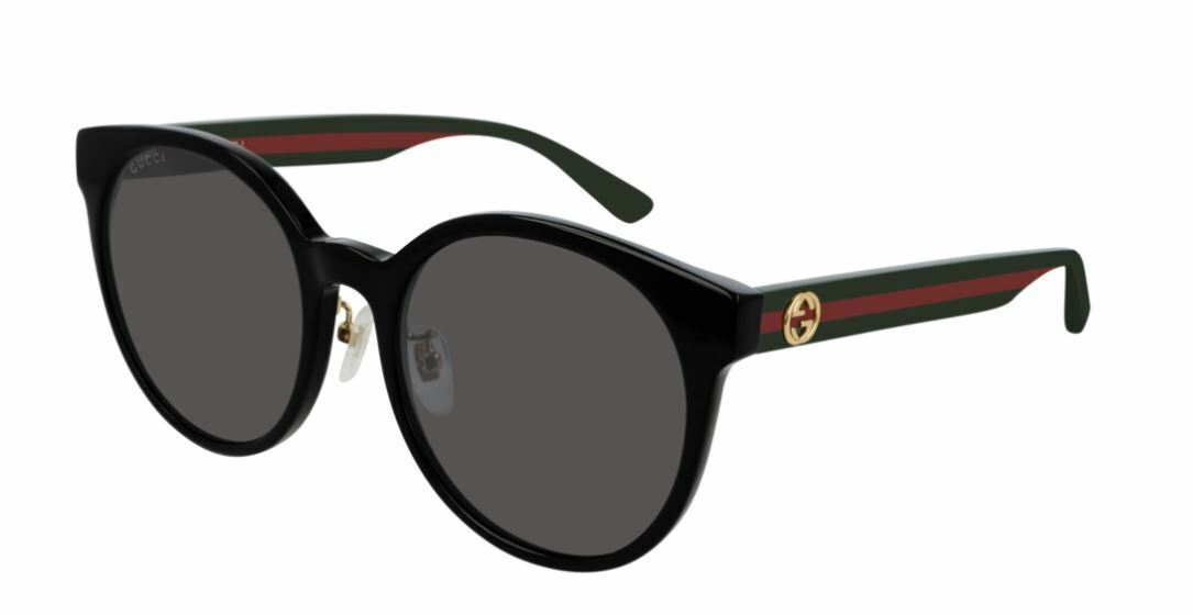 Gucci GG 0416SK 002 Black/Gray Polarized Sunglasses for Women - Luxury Designer Shades for Driving, Beach & Outdoor Fashion