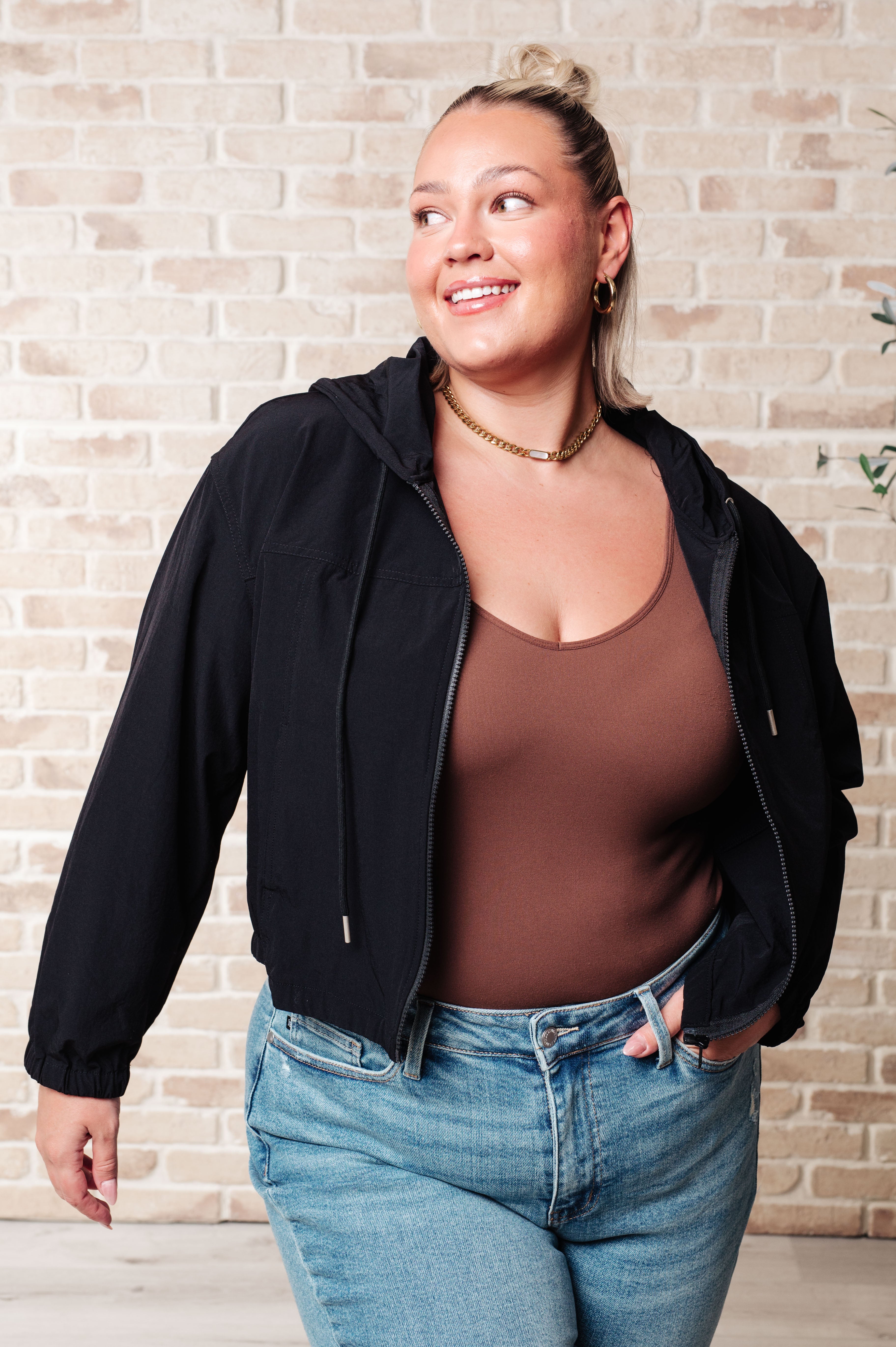 Sky of Only Clouds Black Zip Up Hoodie - Stylish & Comfortable for Casual Wear, Outdoor Activities & Layering