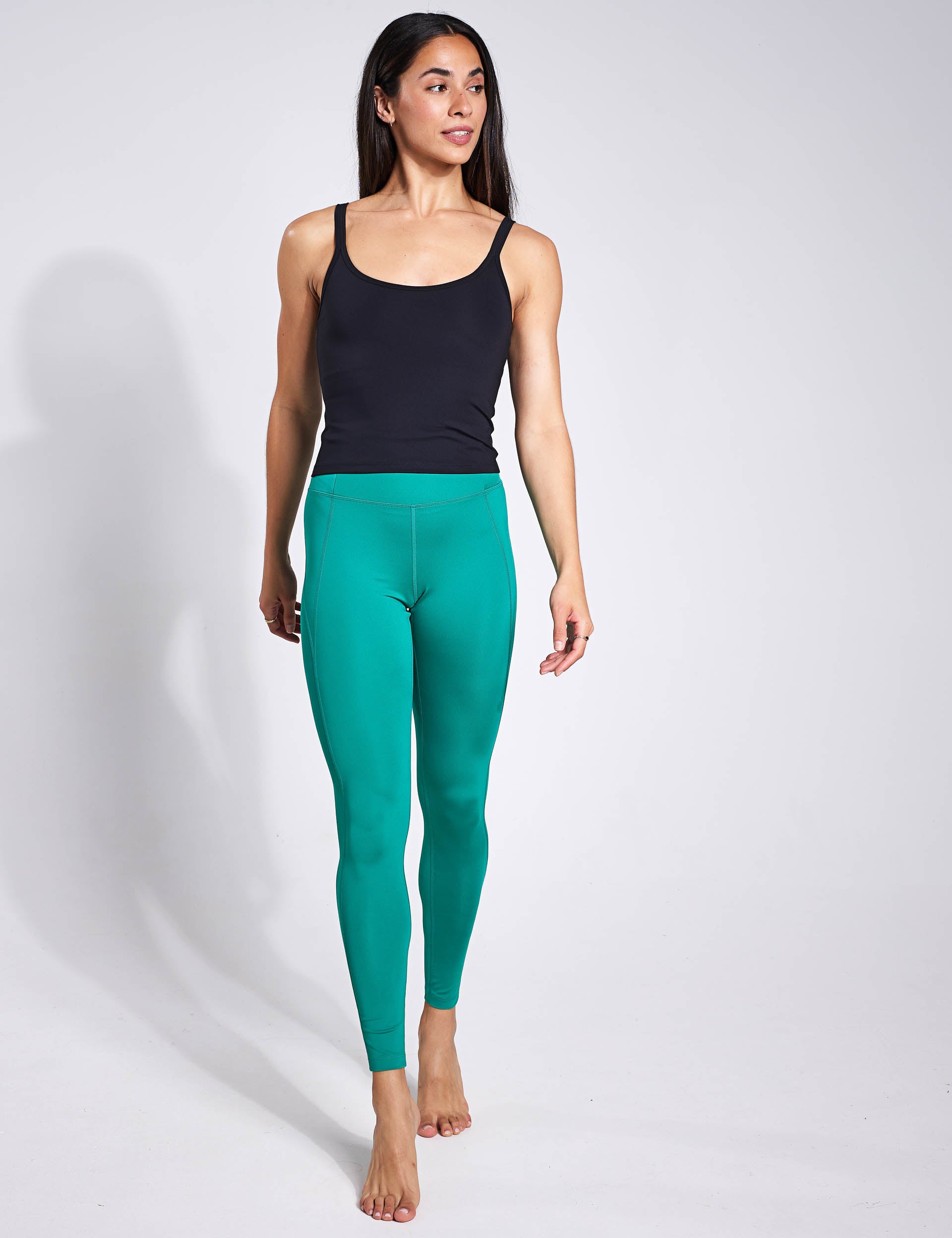 Gemma Scoop Tank Top - Black | Women's Casual & Layering Staple for Everyday Wear