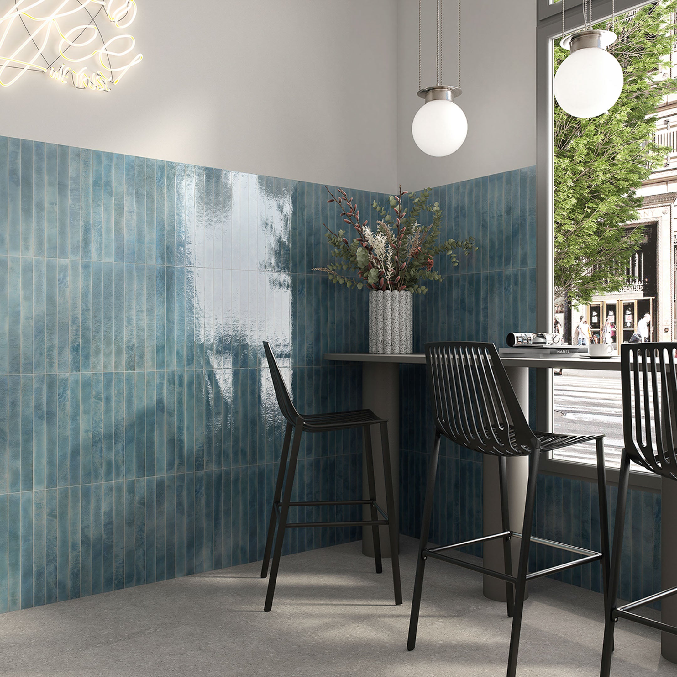 Makalu Zellige Porcelain Wall Tile - Spanish Chroma Handmade Glossy Finish for Kitchen Backsplash, Bathroom & Living Room Decor