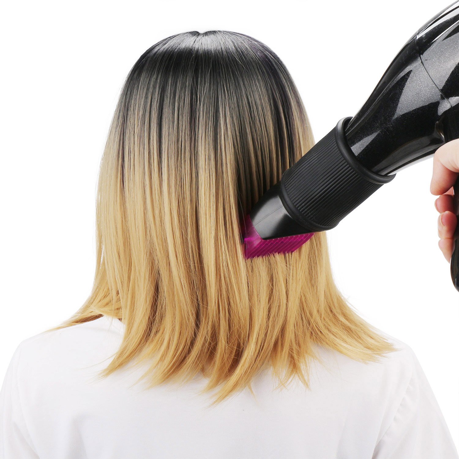 Segbeauty Blender Brush Hair Dryer Attachment - Professional Blow Dryer Comb & Concentrator Nozzle for 1.57-1.97
