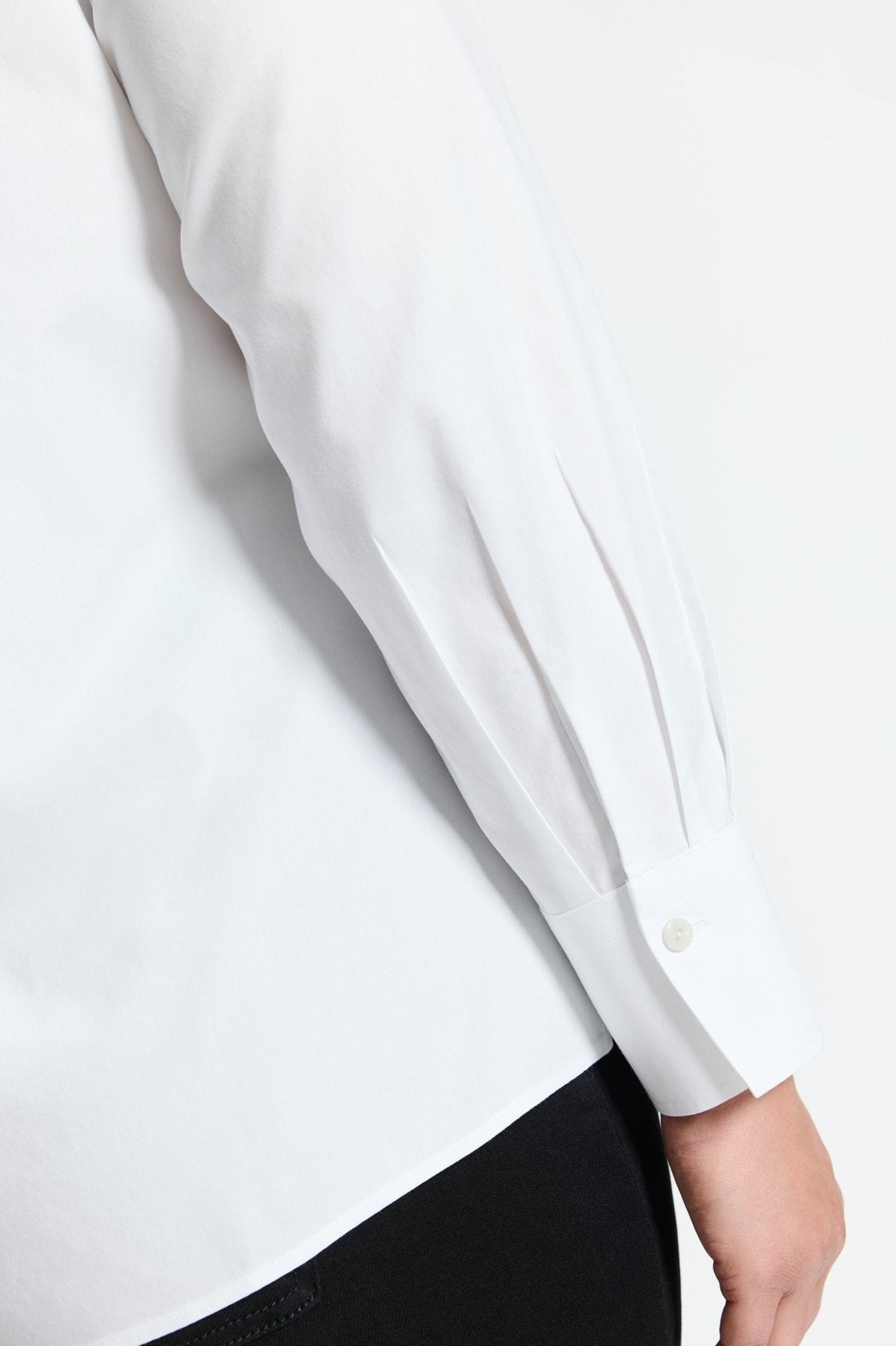Mary Plus Wrinkle-Free Pinpoint Long Sleeve Dress Shirt for Women - Perfect for Office Wear & Business Casual Outfits