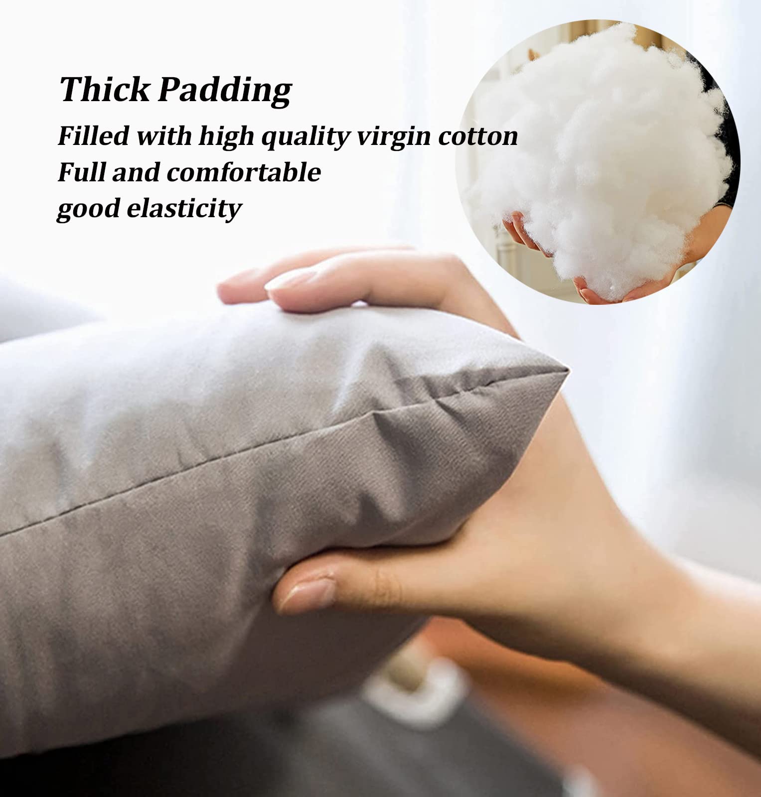 Outdoor Swing Replacement Cushions - Washable 2 or 3 Seater with Backrest for Garden, Patio, Indoor & Balcony Use | Durable Bench Seat Cushions for Comfortable Relaxation