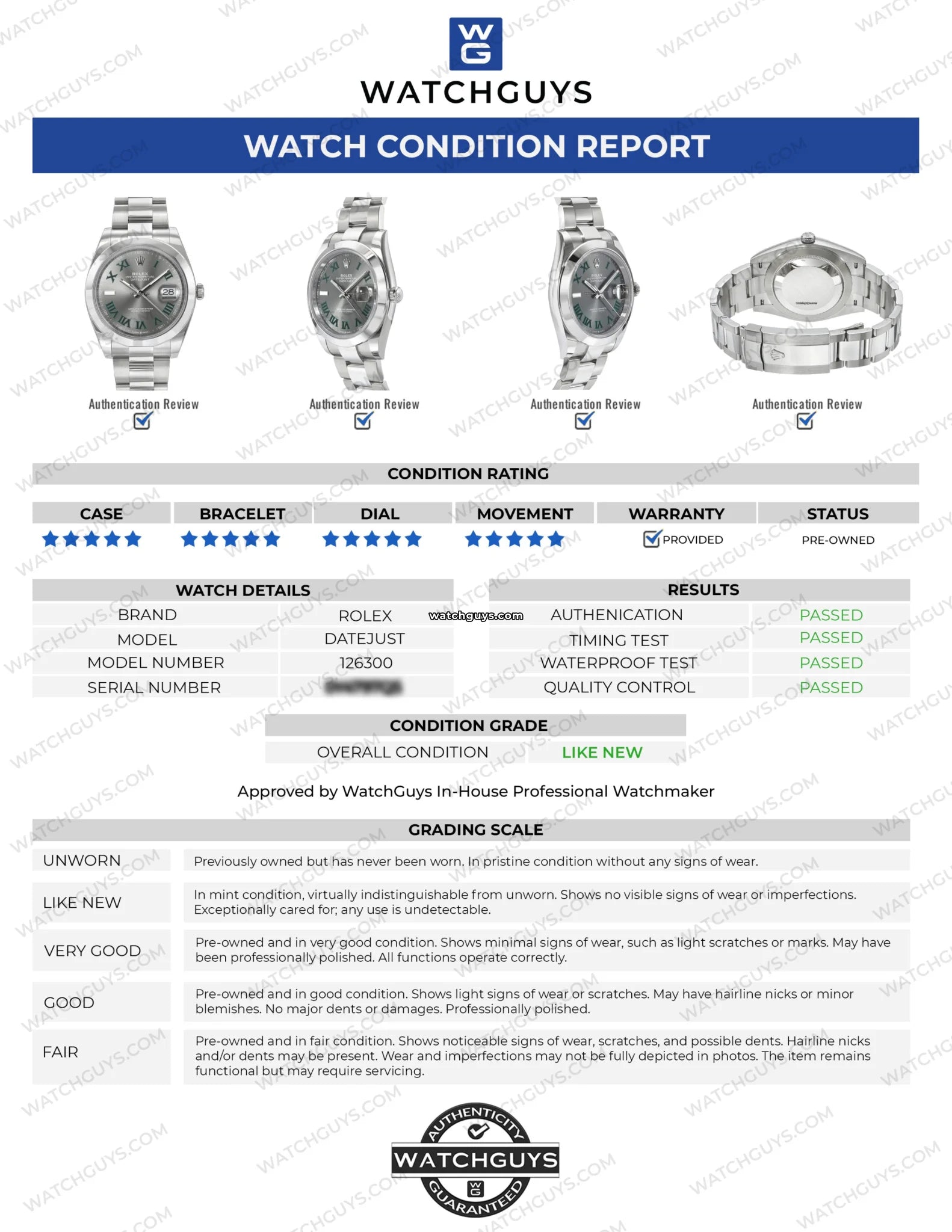 Rolex Datejust 126300 Wimbledon Stainless Steel Watch - Luxury Automatic Men's Timepiece for Business, Gifts & Special Occasions