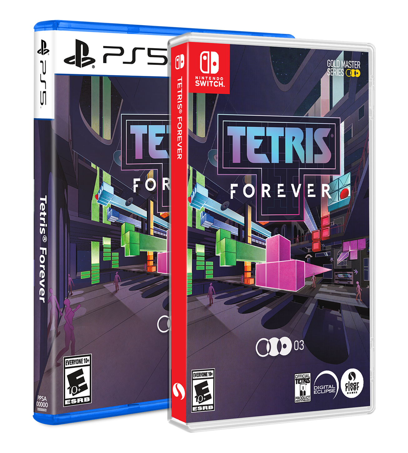 Tetris Forever Standard Edition - Nintendo Switch & PS5 Game - Classic Puzzle Fun for Family & Party Gaming