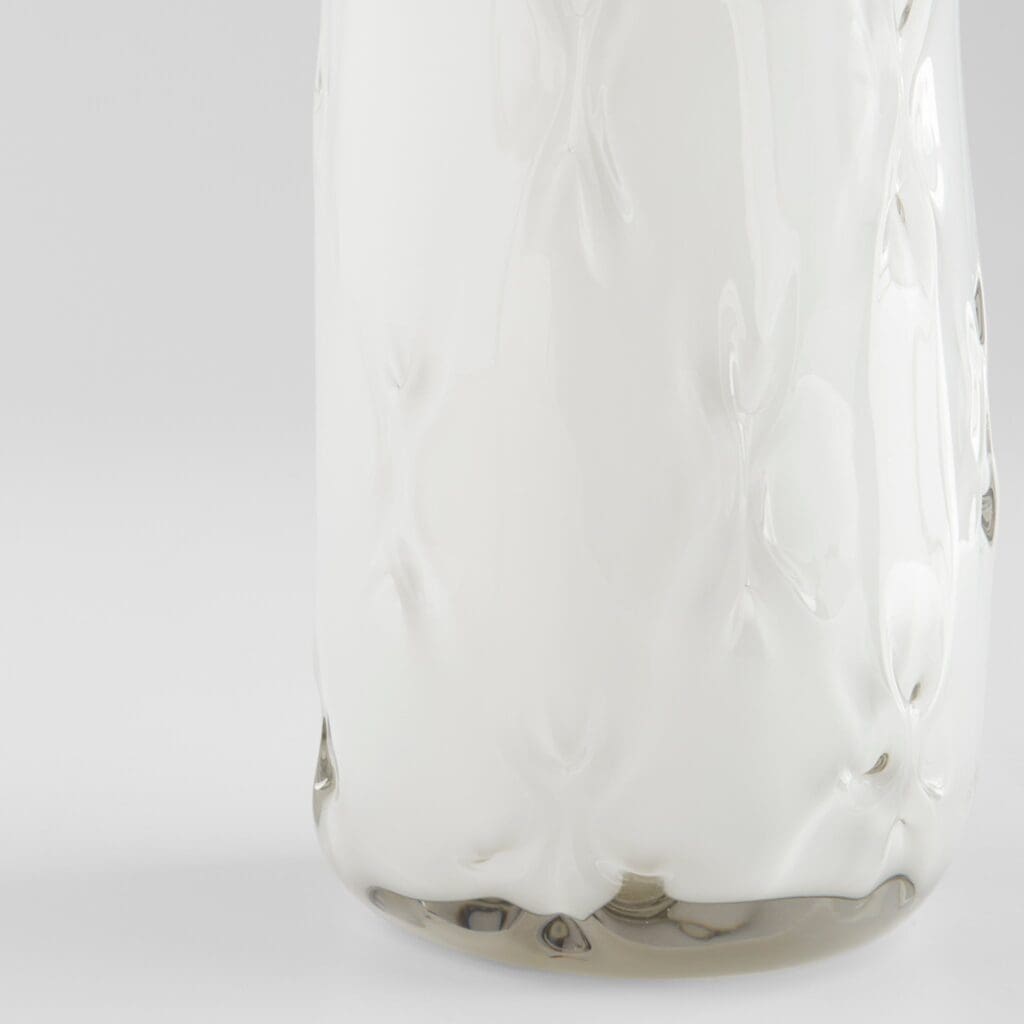 Cyan Design 11489 Bristol Vase - Opaque White Ceramic Flower Vase for Home Decor, Wedding Centerpieces & Tabletop Display