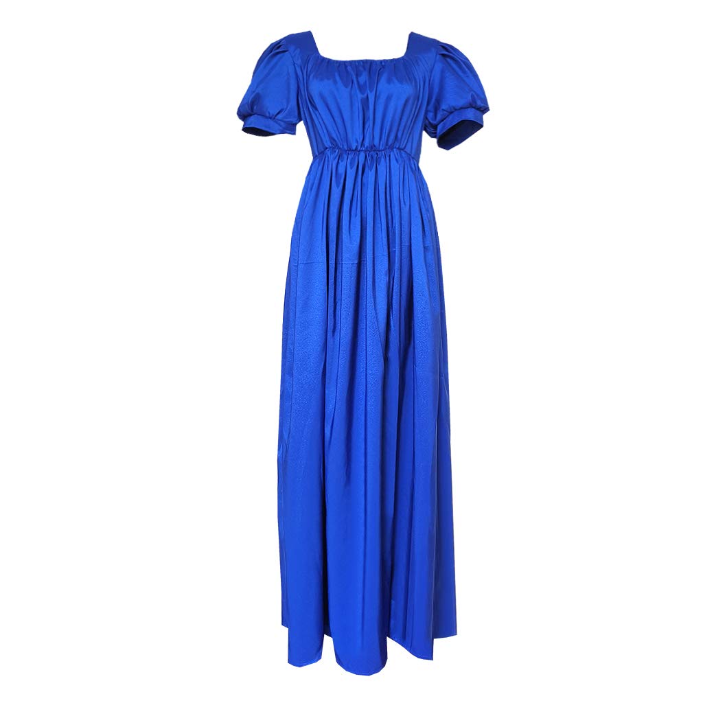HappyStory Regency Dress for Women - Jane Austen Vintage Skirt with Victorian High Waistline | Perfect for Historical Reenactments, Tea Parties & Cosplay Events