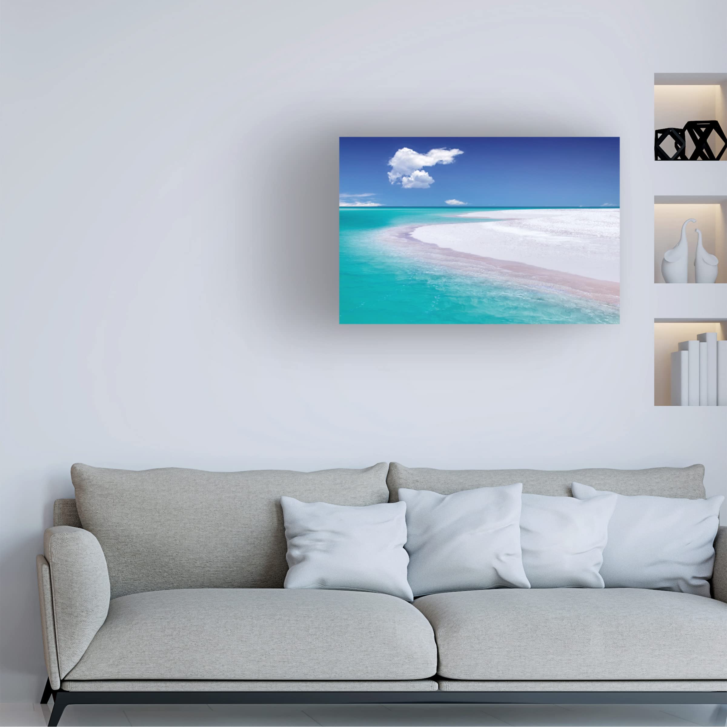 Dennis Frates 'Beach 15' Canvas Wall Art Print - Coastal Decor for Living Room, Bedroom & Office | Trademark Fine Art Collection