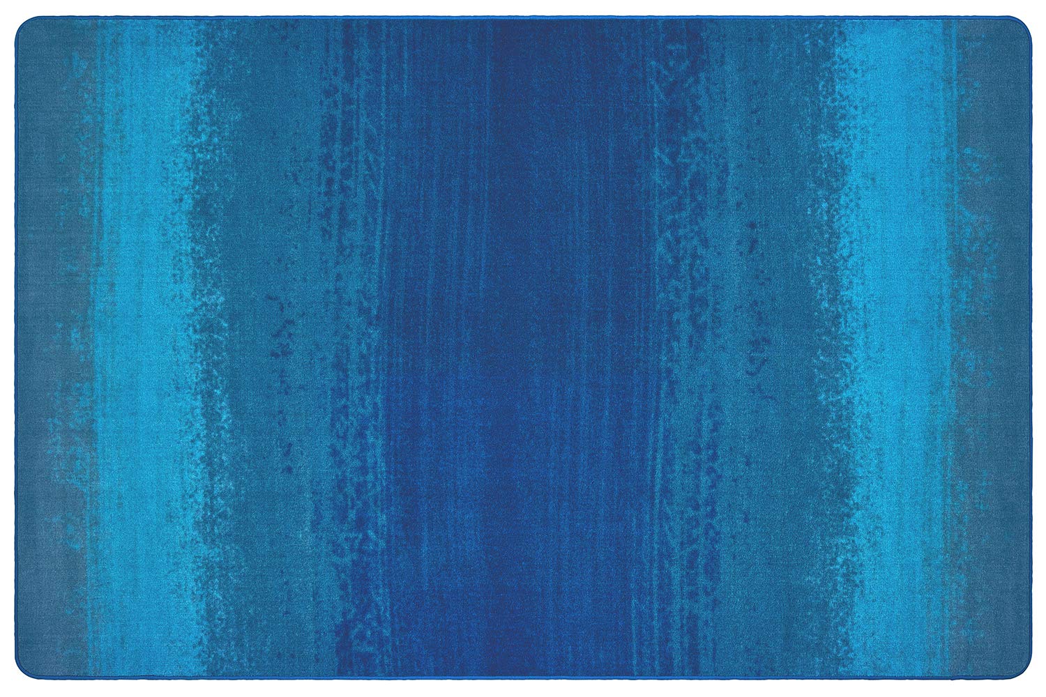 65214 Water Stripes Kids & Teen Room Decorative Rug - 4ft x 6ft Rectangle Blue Gray Carpet for Bedroom, Playroom & Nursery | Soft & Durable Floor Mat