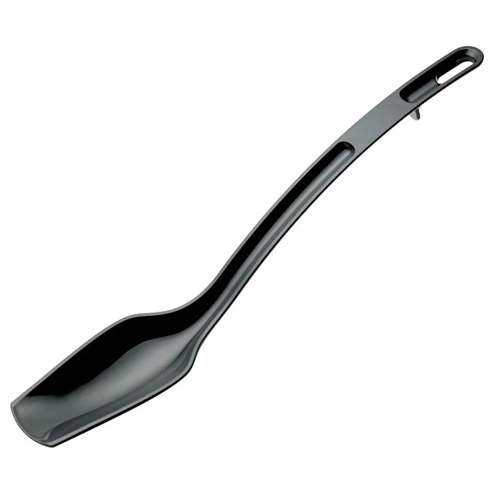 Winco 10 Tapered Buffet Spoon - Black CVBS 10K - Perfect for Catering, Restaurants, and Home Dining Events