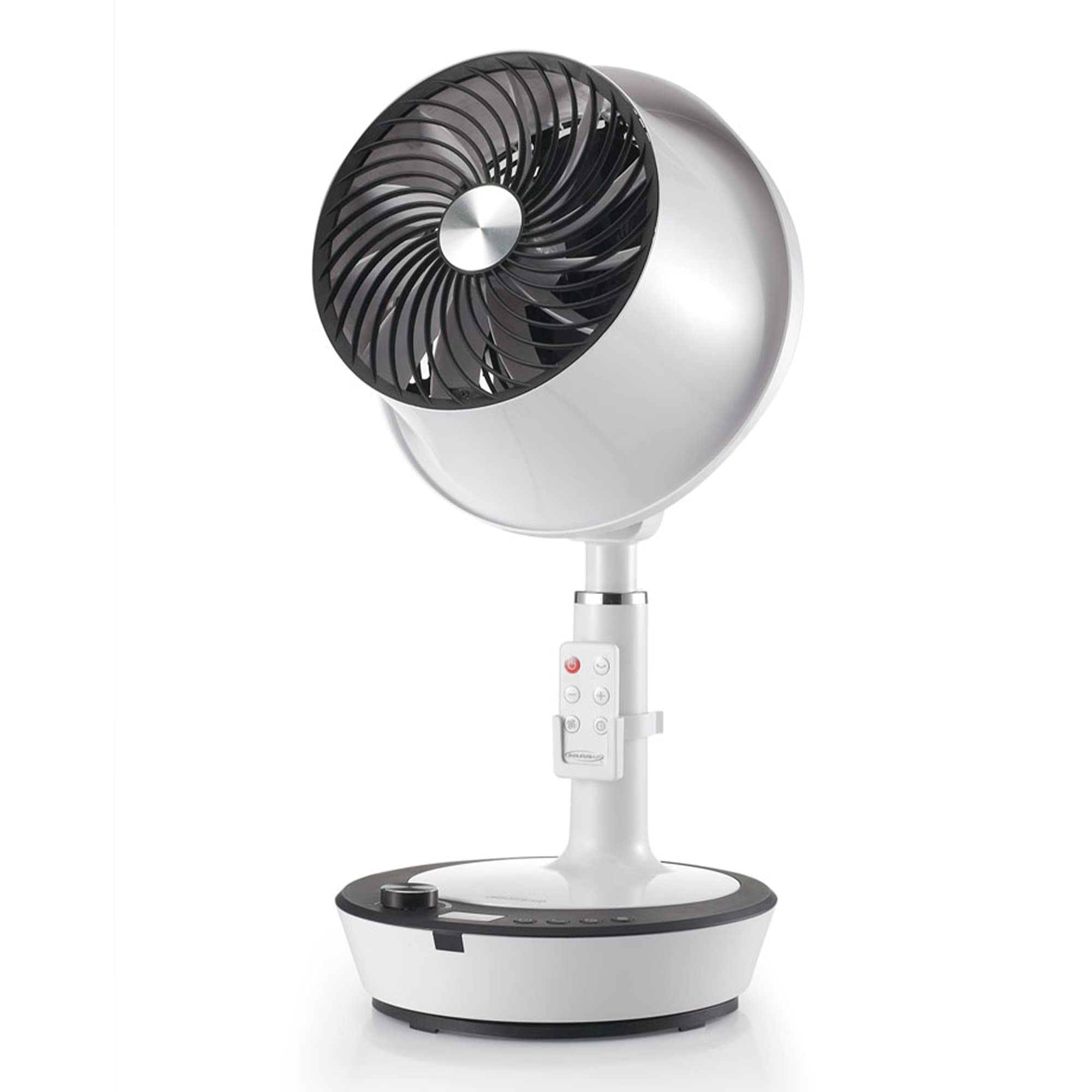 Soleus Air DC Motor Circulator Fan - 12 Speed Adjustable Height Floor Fan with Oscillation for Indoor, Outdoor, Camping & Travel - Perfect for Home, Office, Patio, and Tent Cooling