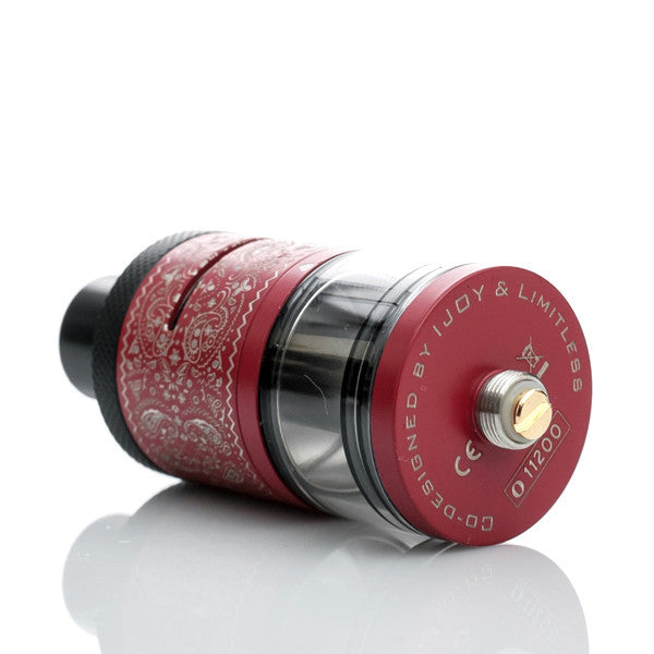 IJOY Limitless RDTA Plus Atomizer 6.3ml - Rebuildable Dripping Tank for Vape Mods - Large E-Liquid Capacity for Long-Lasting Vaping Sessions - Perfect for Cloud Chasing and Flavor Production