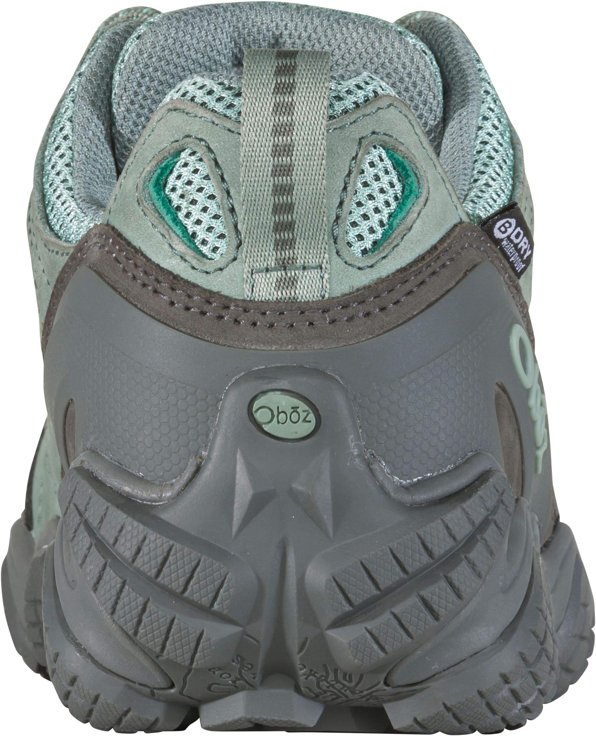 Oboz Sawtooth II Low B-Dry Waterproof Hiking Shoes for Women - Pale Moss Size 11 | Lightweight Trail Shoes for Outdoor Adventures, Hiking & Walking