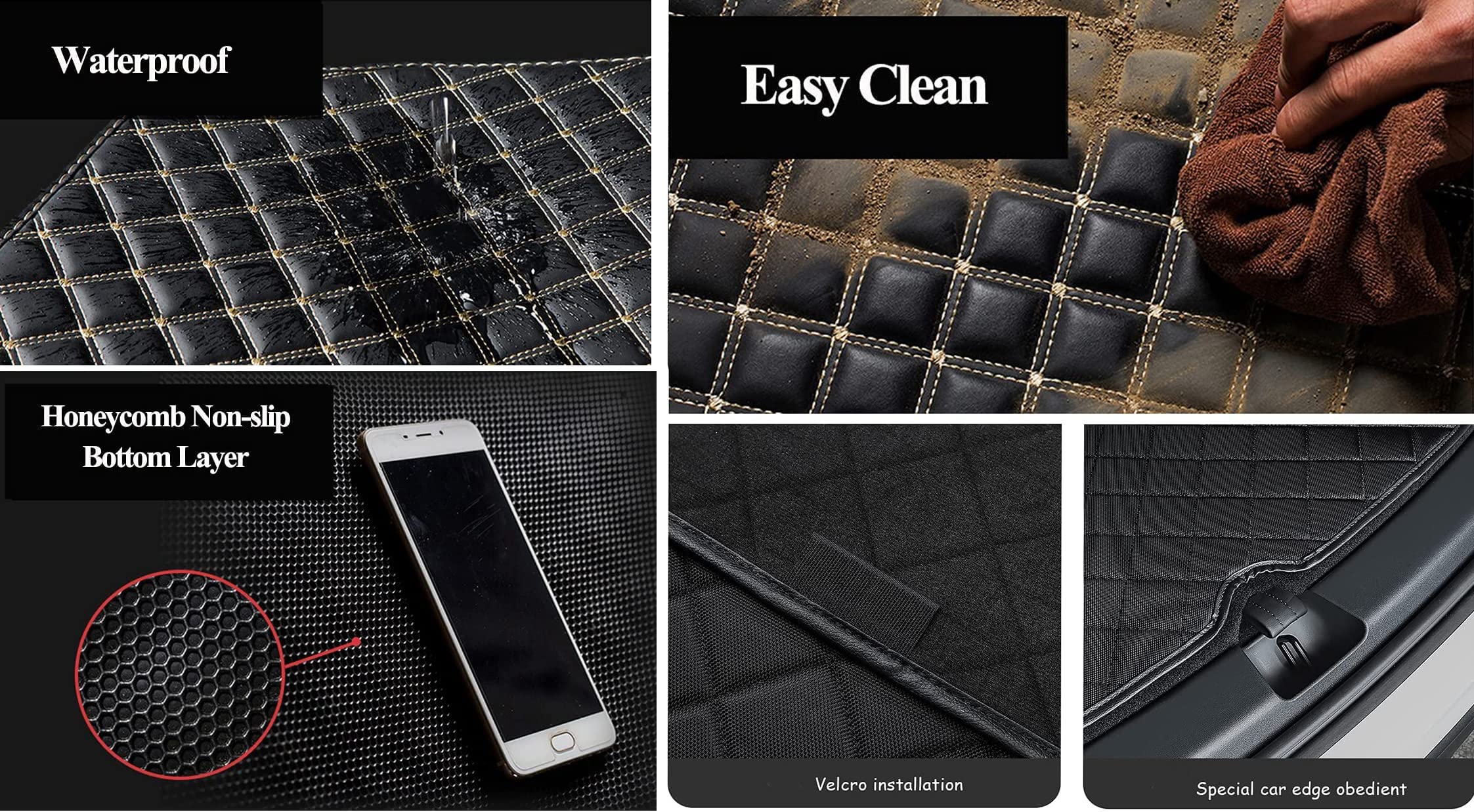 All-Weather Car Trunk Mat for Infiniti QX70 - Heavy Duty Cargo Liner with Full Coverage Protection (Coffee Color) - Perfect for Road Trips, Grocery Hauling & Pet Transport
