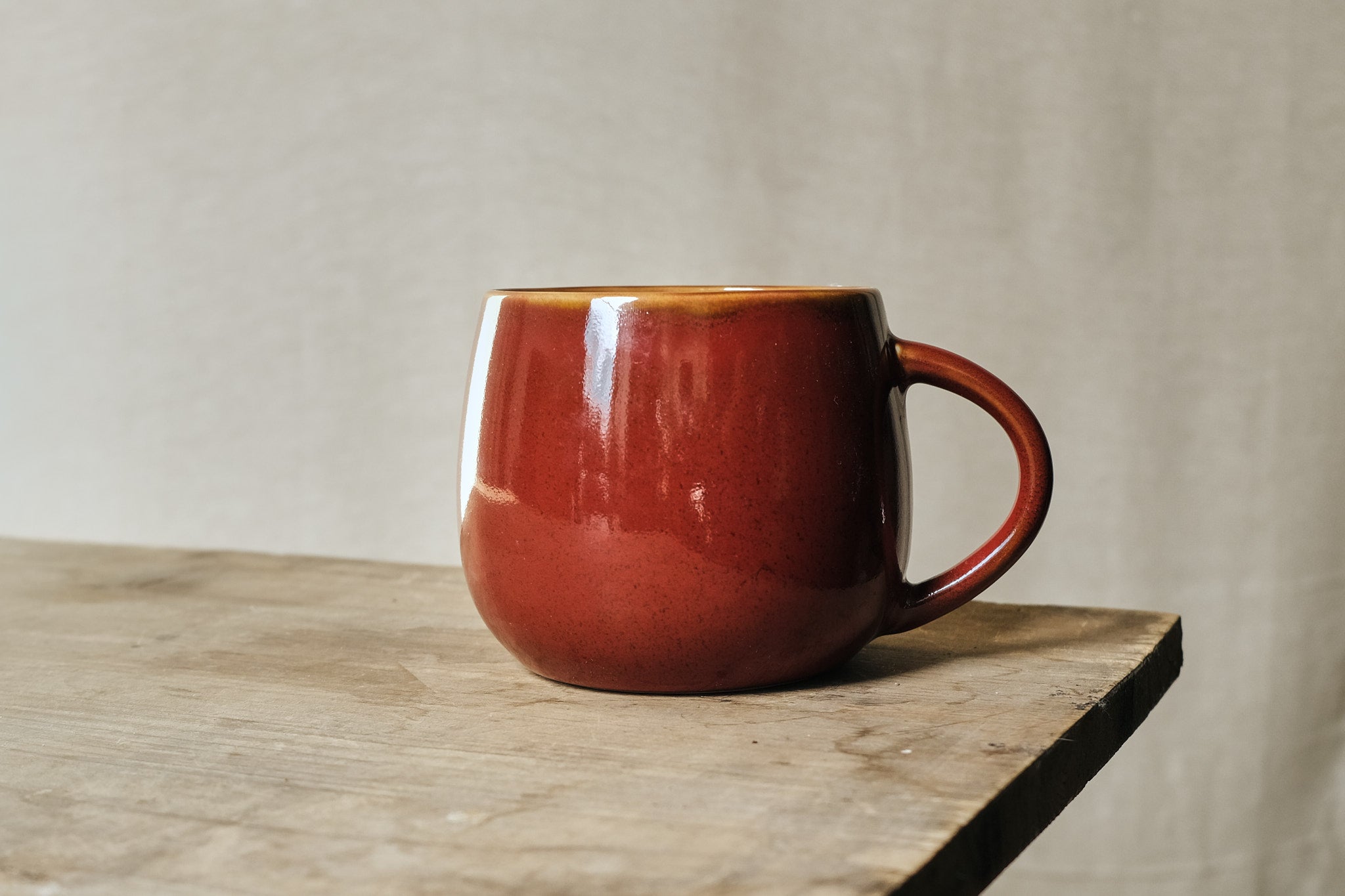 Premium Oversized Amber Coffee Mug - Large 16oz Ceramic Tea Cup for Home, Office & Gifts - Perfect for Hot Cocoa, Latte & Relaxing Moments