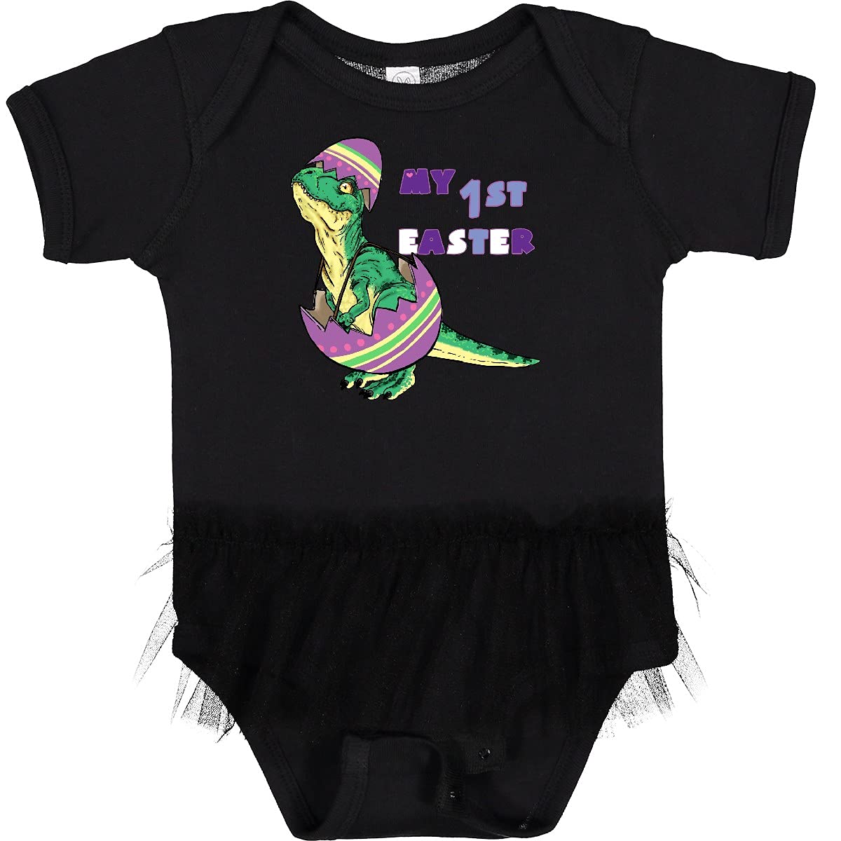 My 1st Easter Baby Tyrannosaurus Rex Bodysuit - Dinosaur Egg Hunt Outfit for Infants & Toddlers - Perfect for Easter Photos, Birthday Parties & Holiday Celebrations