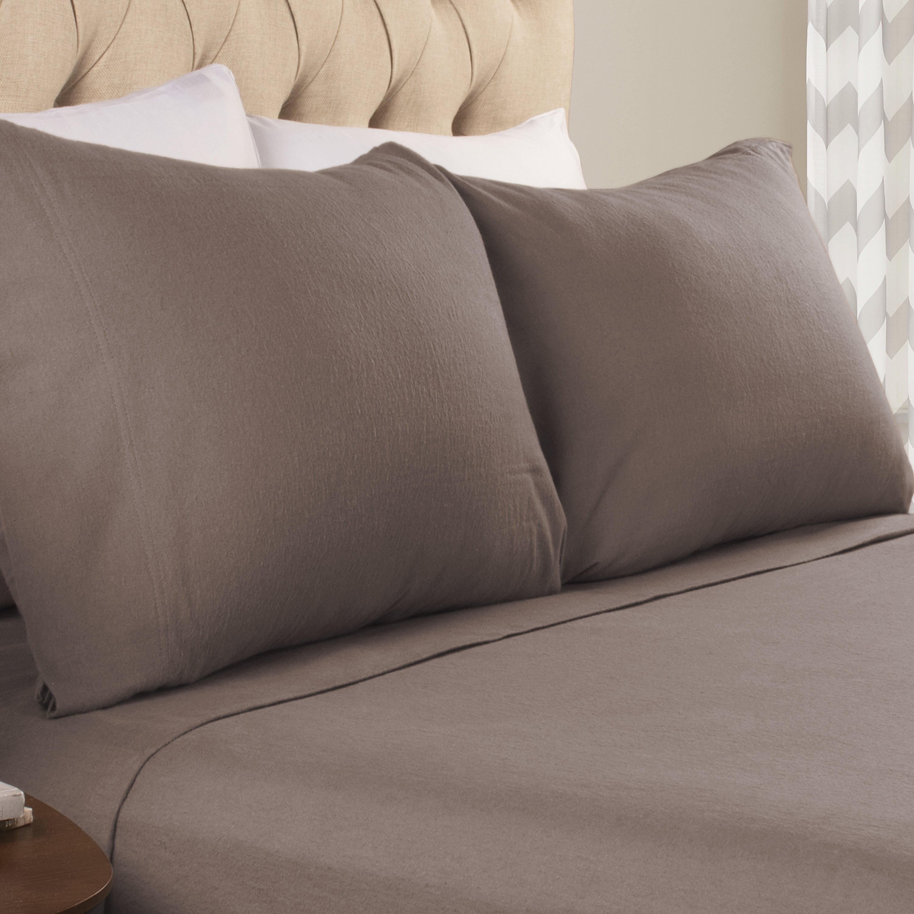 Premium 100% Cotton Flannel Pillowcases Set of 2 - Soft & Cozy Bedding for Winter Nights - Perfect for Cold Weather, Guest Rooms & Cozy Home Decor