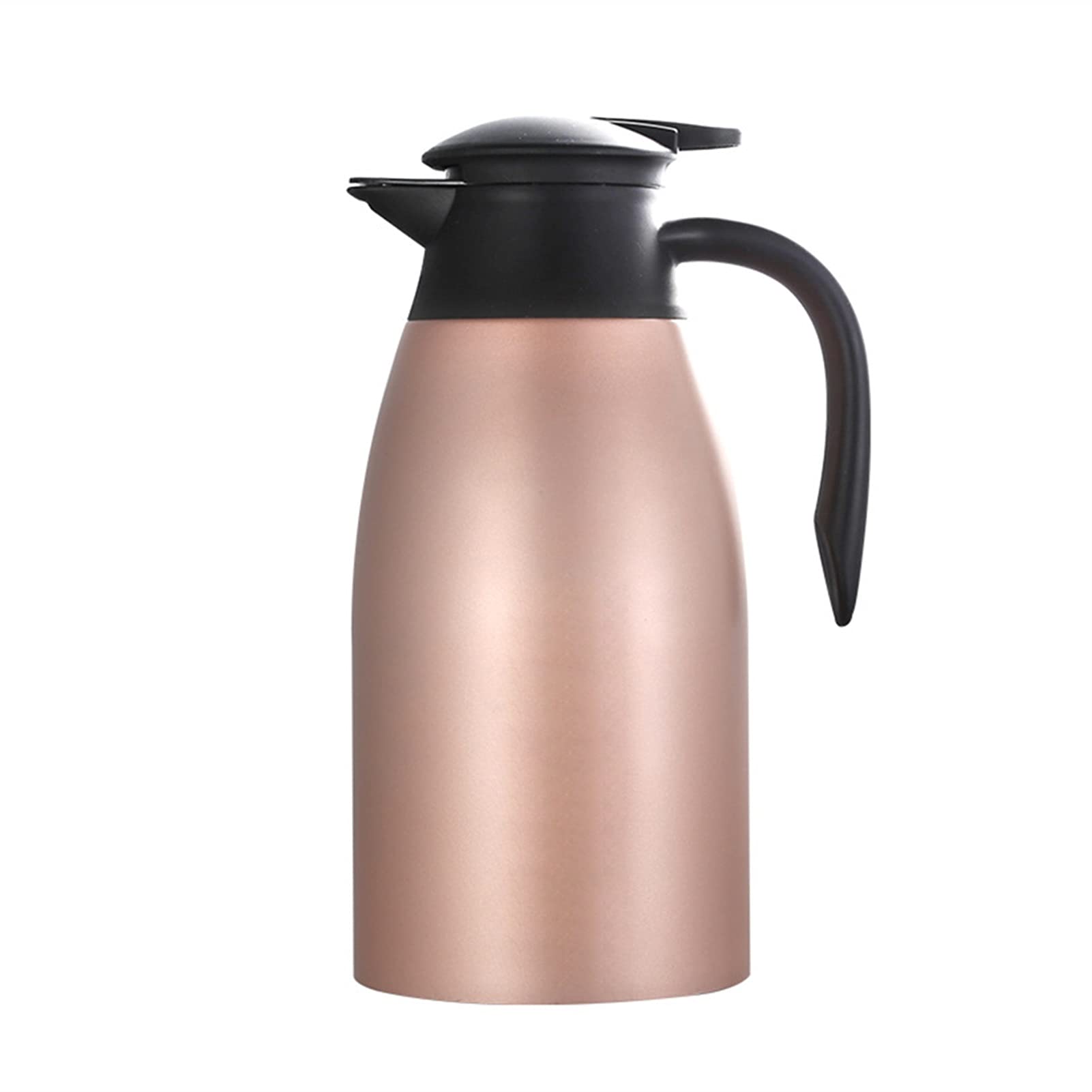 Premium Stainless Steel Vacuum Insulated Thermos Bottle - 2L Double-Wall Insulation for Coffee, Tea & Hot Water - Leak-Proof Travel Thermos Jug for Camping, Office & Outdoor Activities