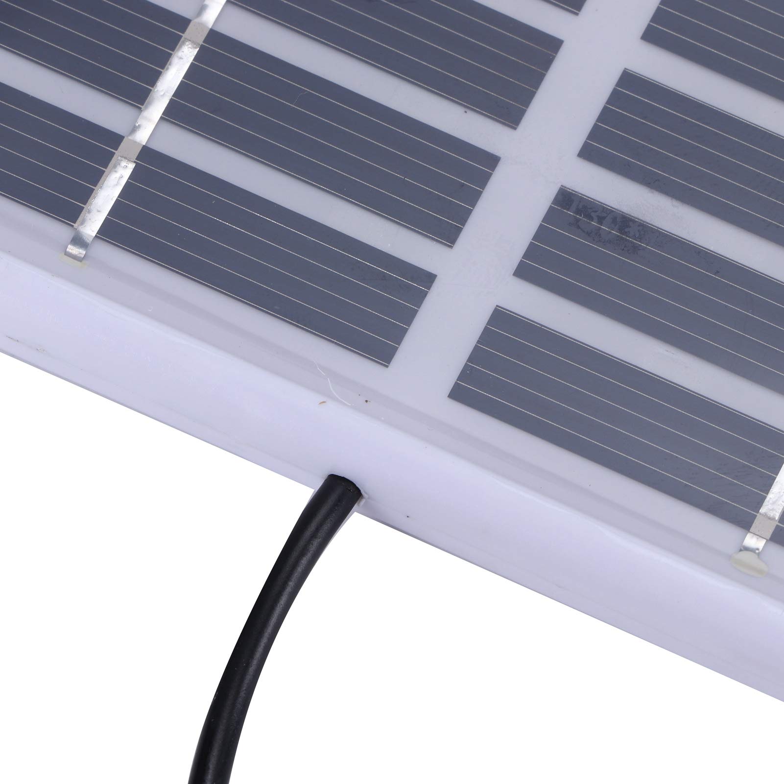 1.2W 6V Solar Panel Battery Charger - Polycrystalline Silicon with Corrosion Resistance & Mini USB Port - Ideal for Home Lighting, Outdoor Camping, and Low-Power Devices