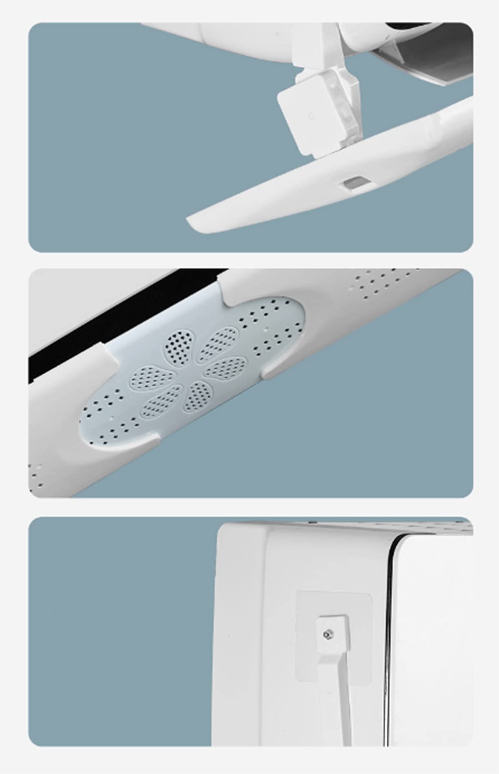 Adjustable Telescopic Air Deflector - Wall Mounted HVAC Vent Cover for Home & Office | Improve Airflow Direction & Reduce Direct Blows | Perfect for Bedrooms, Living Rooms and Workspaces