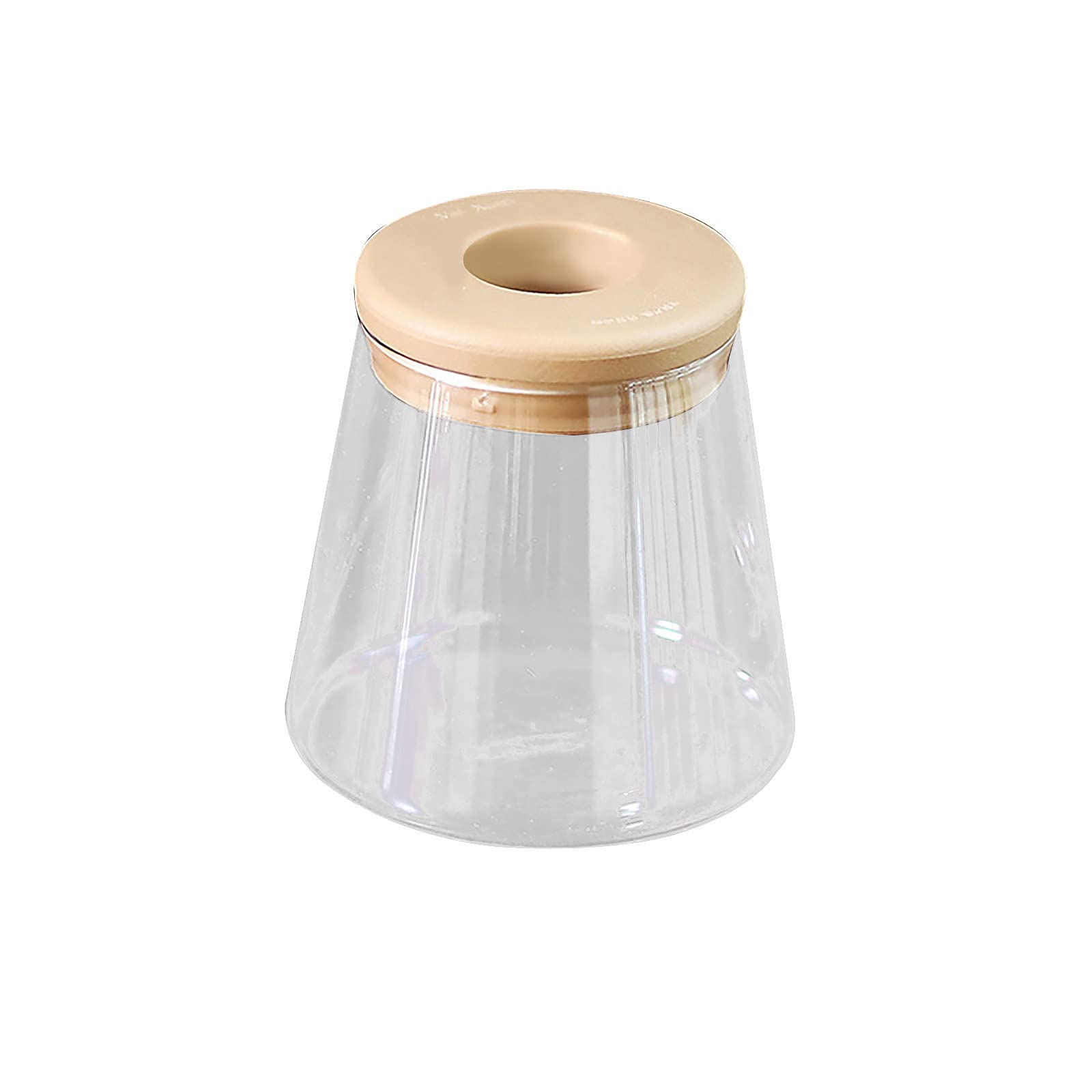 **AOAD Clear Hydroponic Plant Vase - Transparent Flower Pot for Indoor Plants, Tabletop Planter Decor, PET Plastic for Home & Office Use**    *(Perfect for Succulents, Herbs, or Small Flowers - Ideal for Desks, Windowsills, and Gift Giving)*
