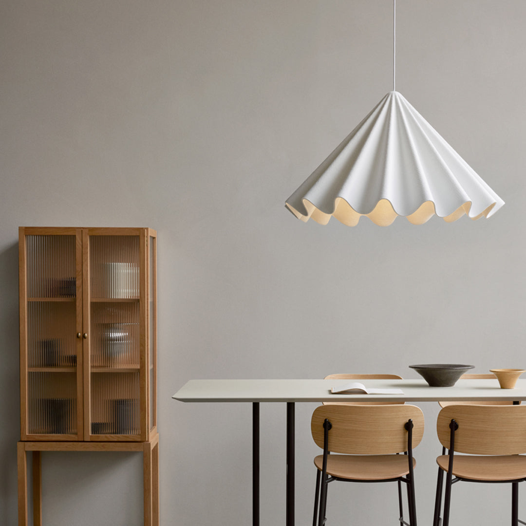 Iskos Berlin Dancing Pendant Light - Modern Scandinavian Glass Ceiling Lamp for Dining Room, Kitchen Island & Living Room Decor