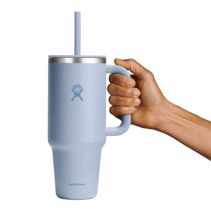 40 oz Insulated Stainless Steel Travel Tumbler with Lid & Straw - Leakproof Hot & Cold Water Bottle for Coffee, Gym, Hiking, Camping and Outdoor Activities