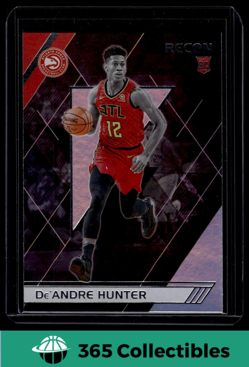 2019-20 Panini Chronicles De'Andre Hunter Teal #293 Basketball Card - Atlanta Hawks Rookie - Collectible Sports Memorabilia for Fans and Card Collectors - Perfect for Display, Trading, and Investment