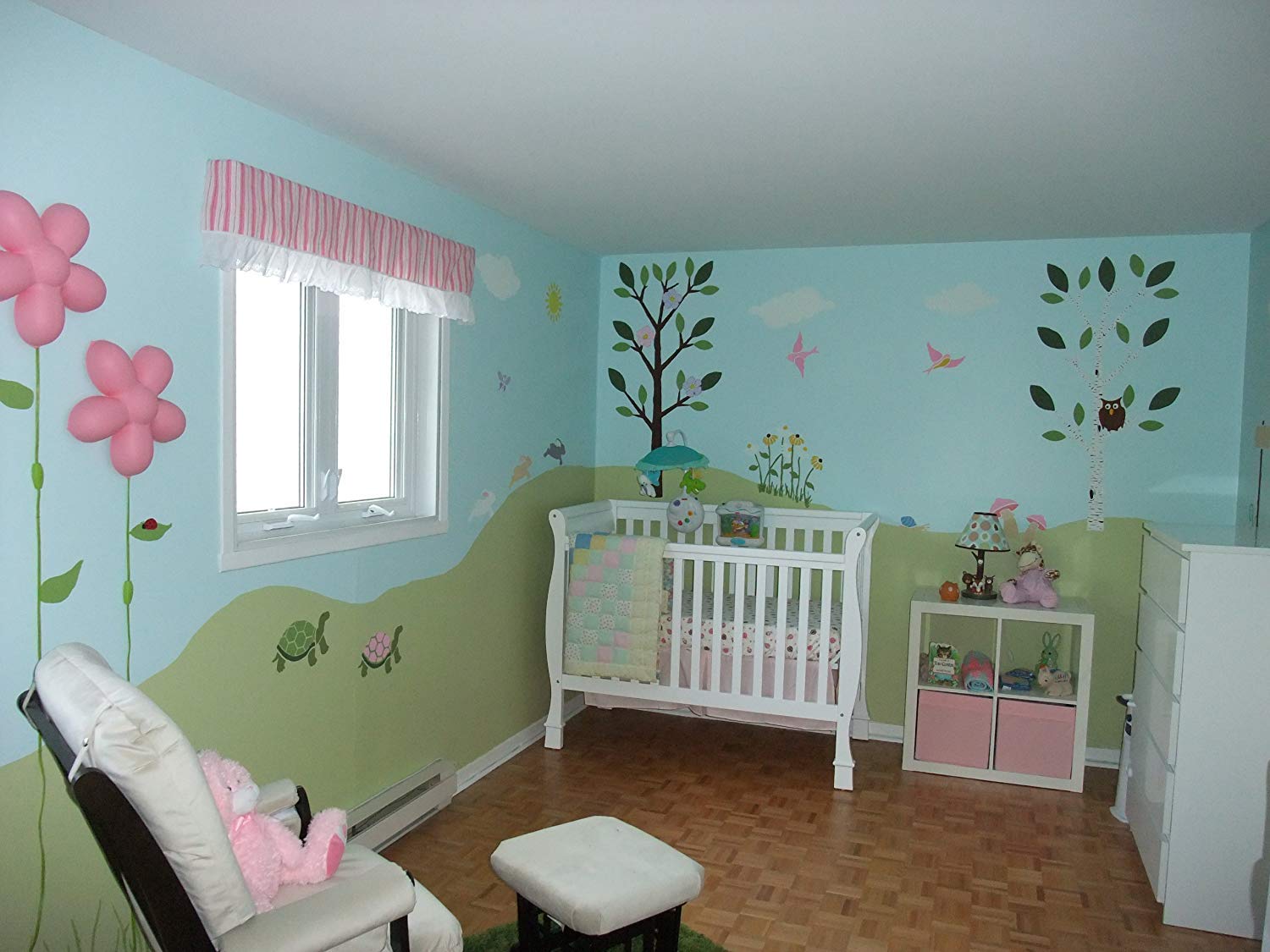 Forest Theme Wall Stencil Kit - DIY Nursery Wall Decor for Kids Room, Baby Shower & Woodland Themed Nursery - Easy to Use Reusable Stencils for Painting & Home Decoration