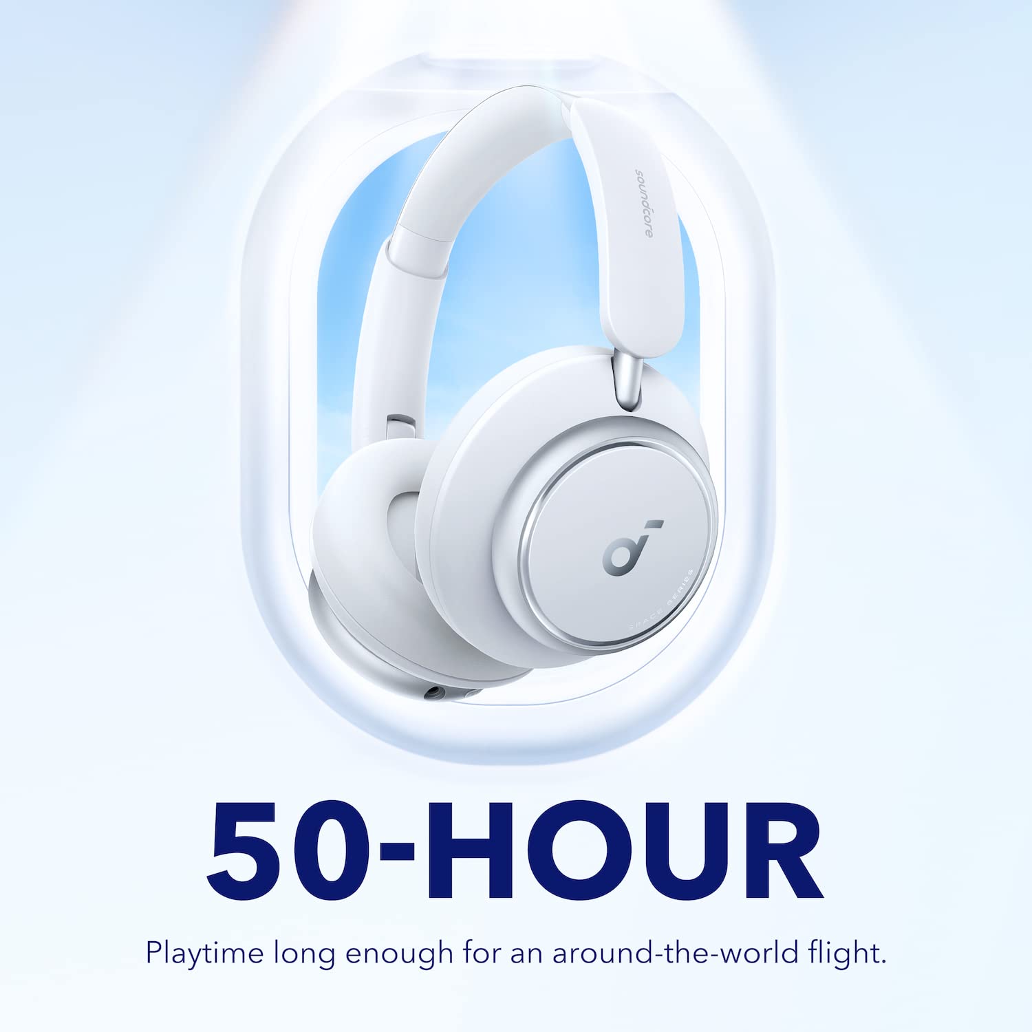 Soundcore by Anker Space Q45 Wireless Headphones with Adaptive Active Noise Cancelling (Up to 98% Noise Reduction), 50H Battery Life, Hi-Res LDAC Audio, Bluetooth 5.3, App Control - Perfect for Travel, Work & Home Office Use