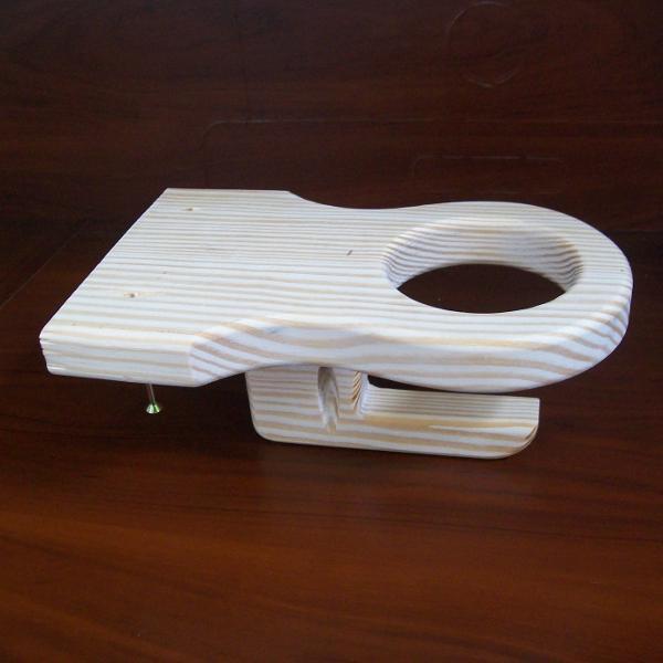 Premium Solid Knot-Free Yellow Pine Cup Holder - Durable & Stylish Drink Holder for Home, Office, and Outdoor Use
