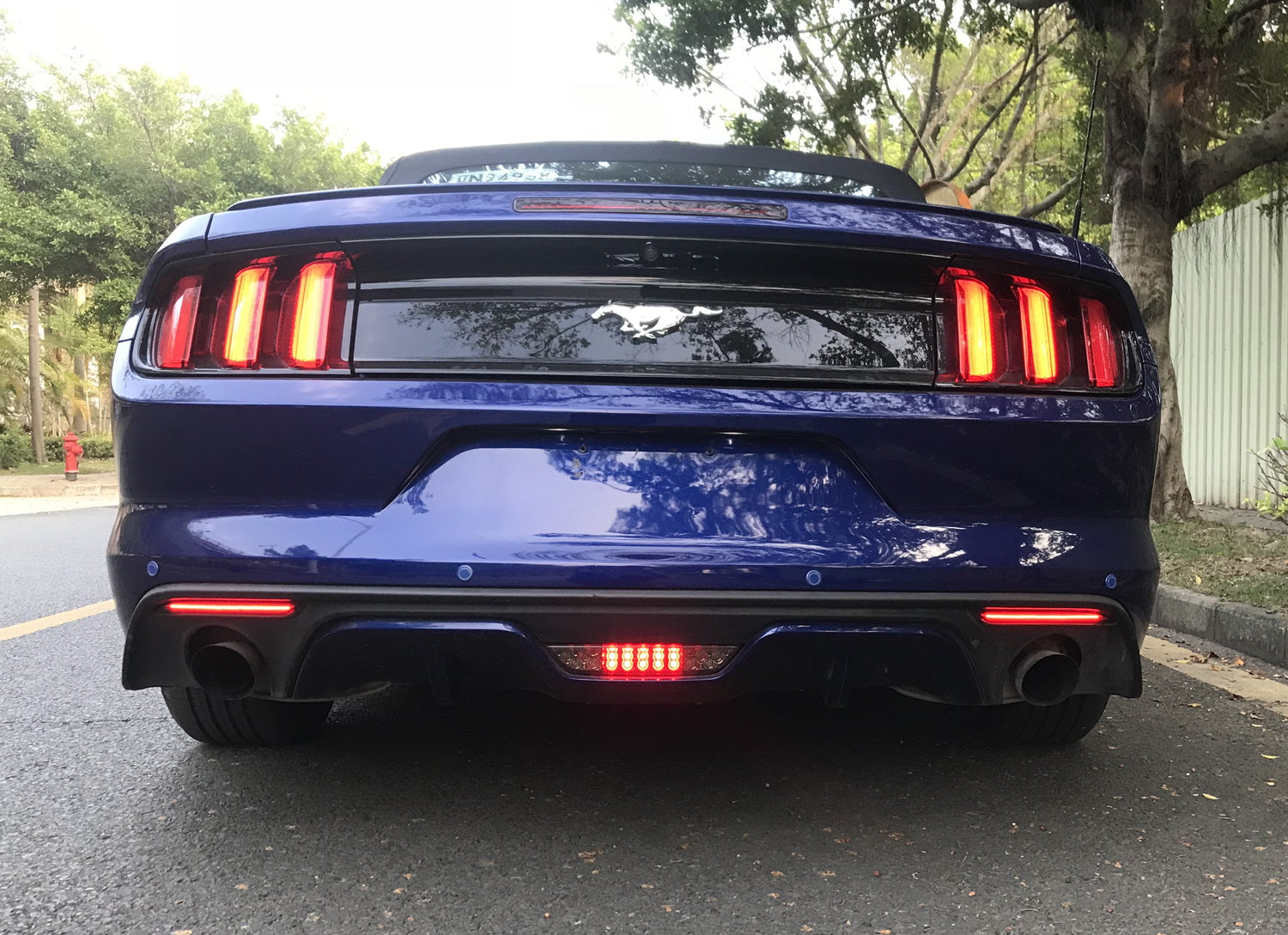Euro Spec Clear Lens Full LED Rear Backup Reverse Light for 2015-2017 Ford Mustang - Bright Reverse Lighting for Night Parking & Garage Backing