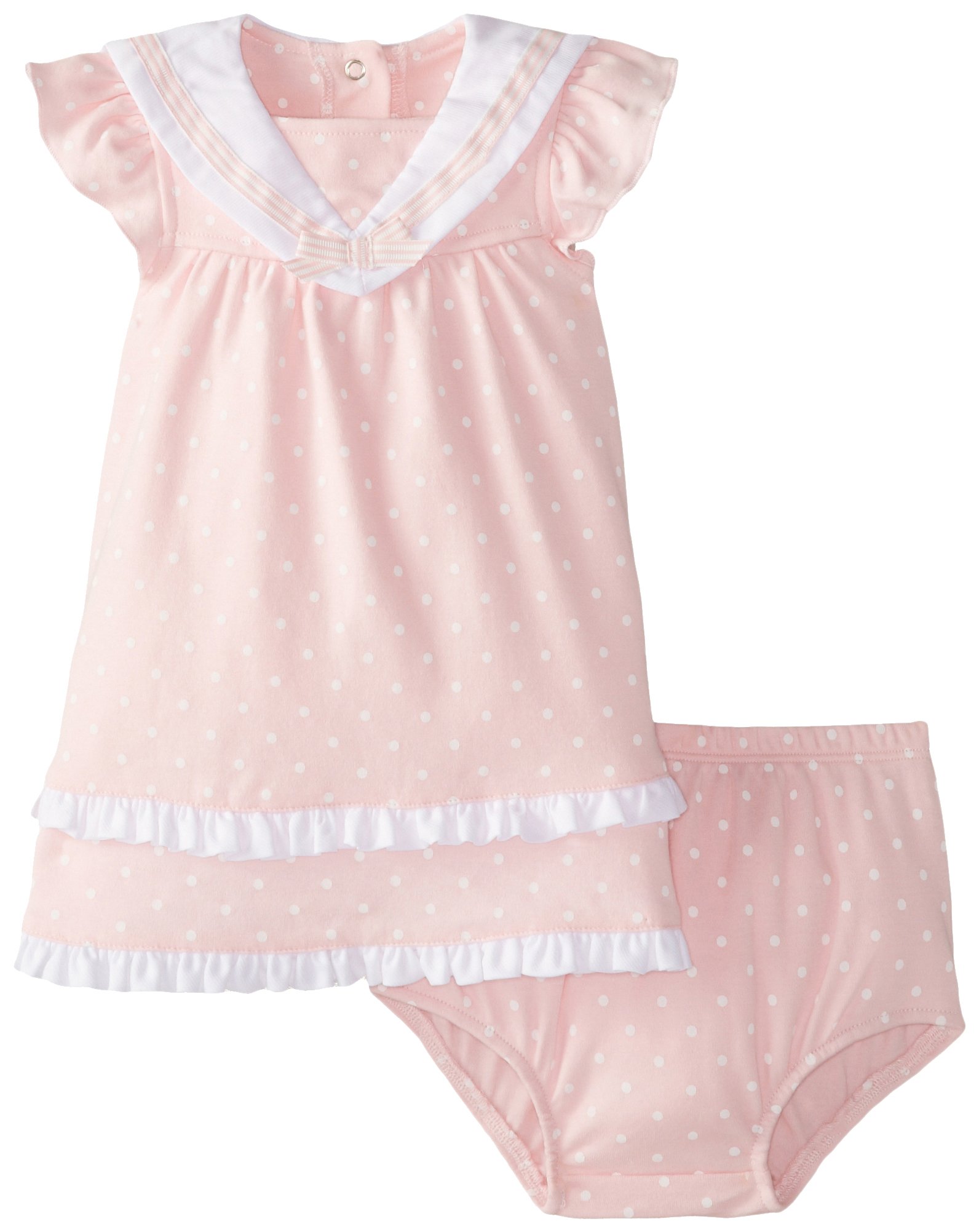 Little Me Baby Girls' Pink Nautical Dress Set for Summer Outings