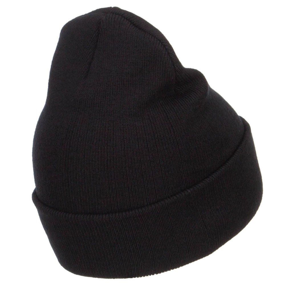 Mini Broken Heart Embroidered Long Beanie - Winter Knit Hat for Women & Men | Cozy Cold Weather Accessory for Outdoor Activities, Skiing & Casual Wear | e4Hats.com