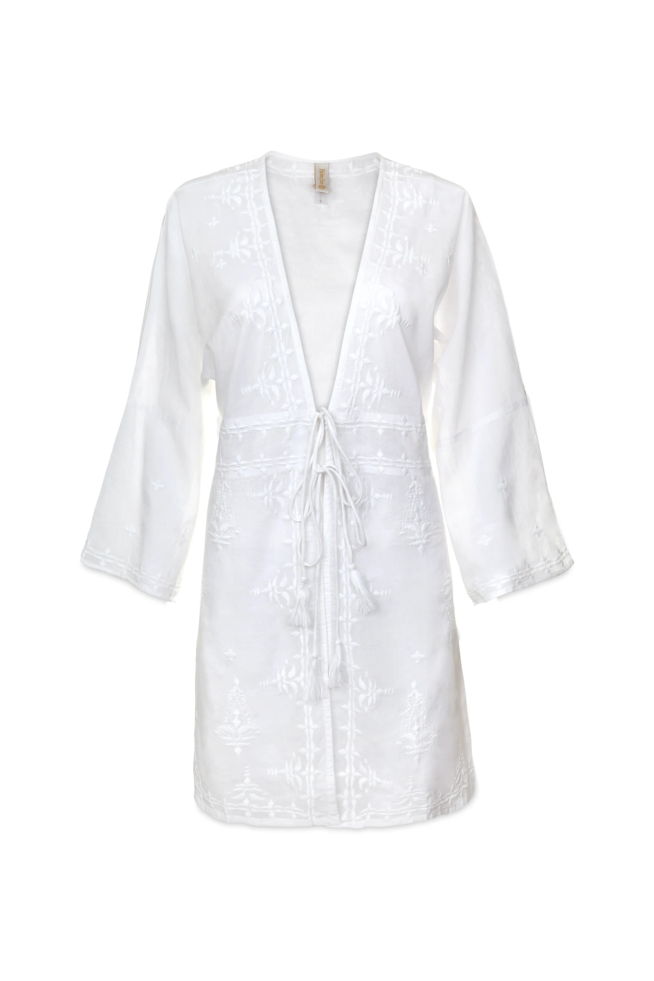 Nola Tunic Women's Casual Loose Fit White Blouse Top - Perfect for Office Wear, Summer Outfits & Everyday Comfort