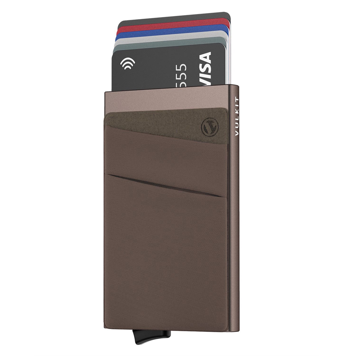 VC104 Elastic Cloth Cash & Coin Card Holder - Slim Wallet with Slot for Bills - Perfect for Travel, Business, and Everyday Use