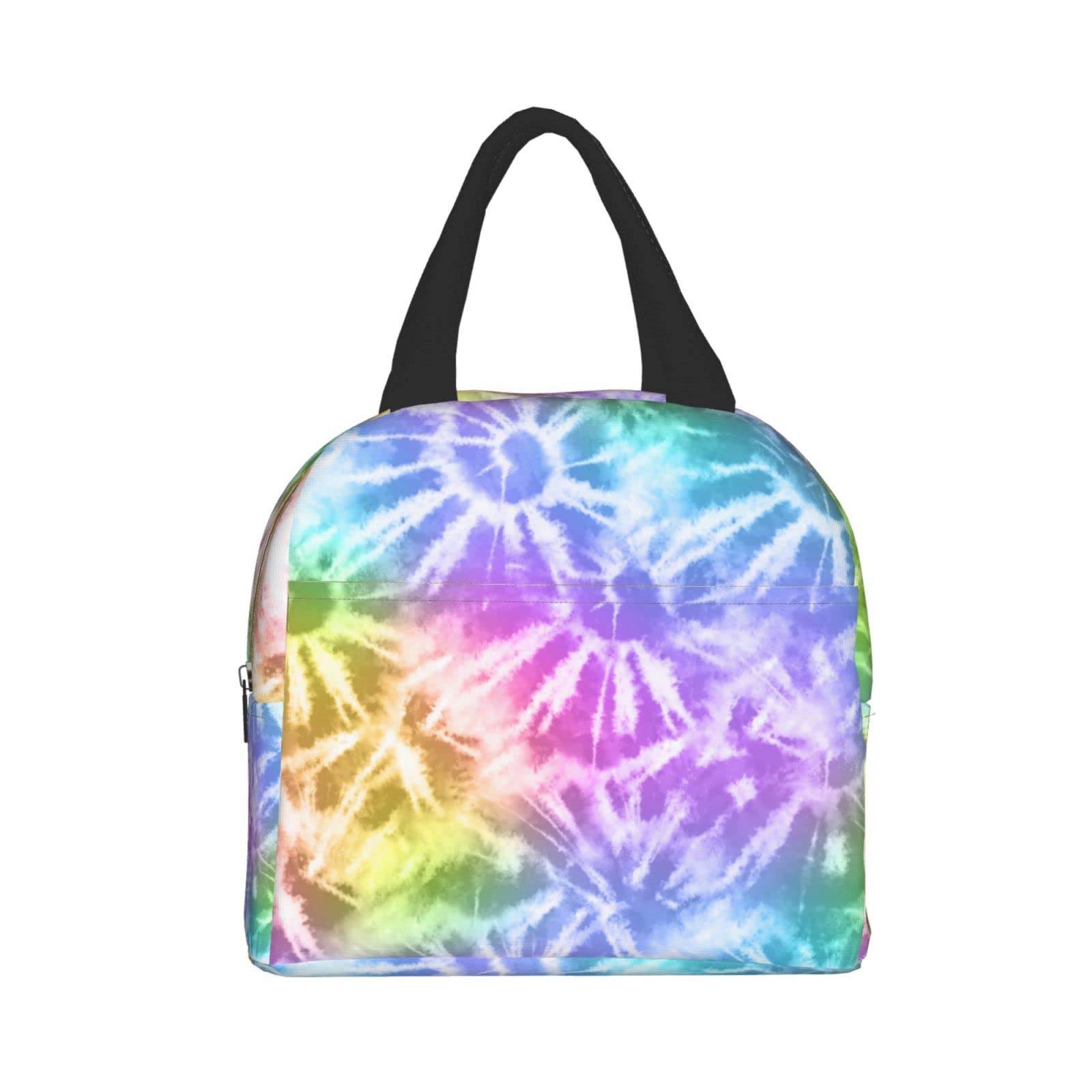 Tie Dye Insulated Lunch Box - Reusable & Portable Meal Container for Men & Women - Perfect for Work, Travel, Picnic & Outdoor Activities