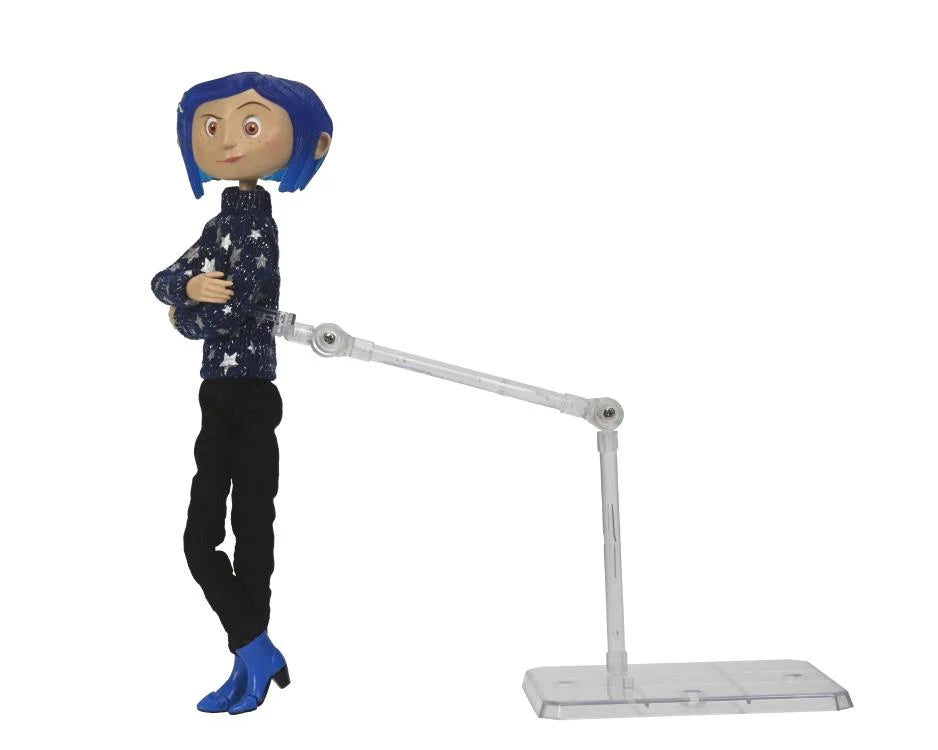 Coraline Articulated Action Figure in Star Sweater - Collectible Doll for Movie Fans & Home Decor - Perfect for Display, Gifts, and Cosplay